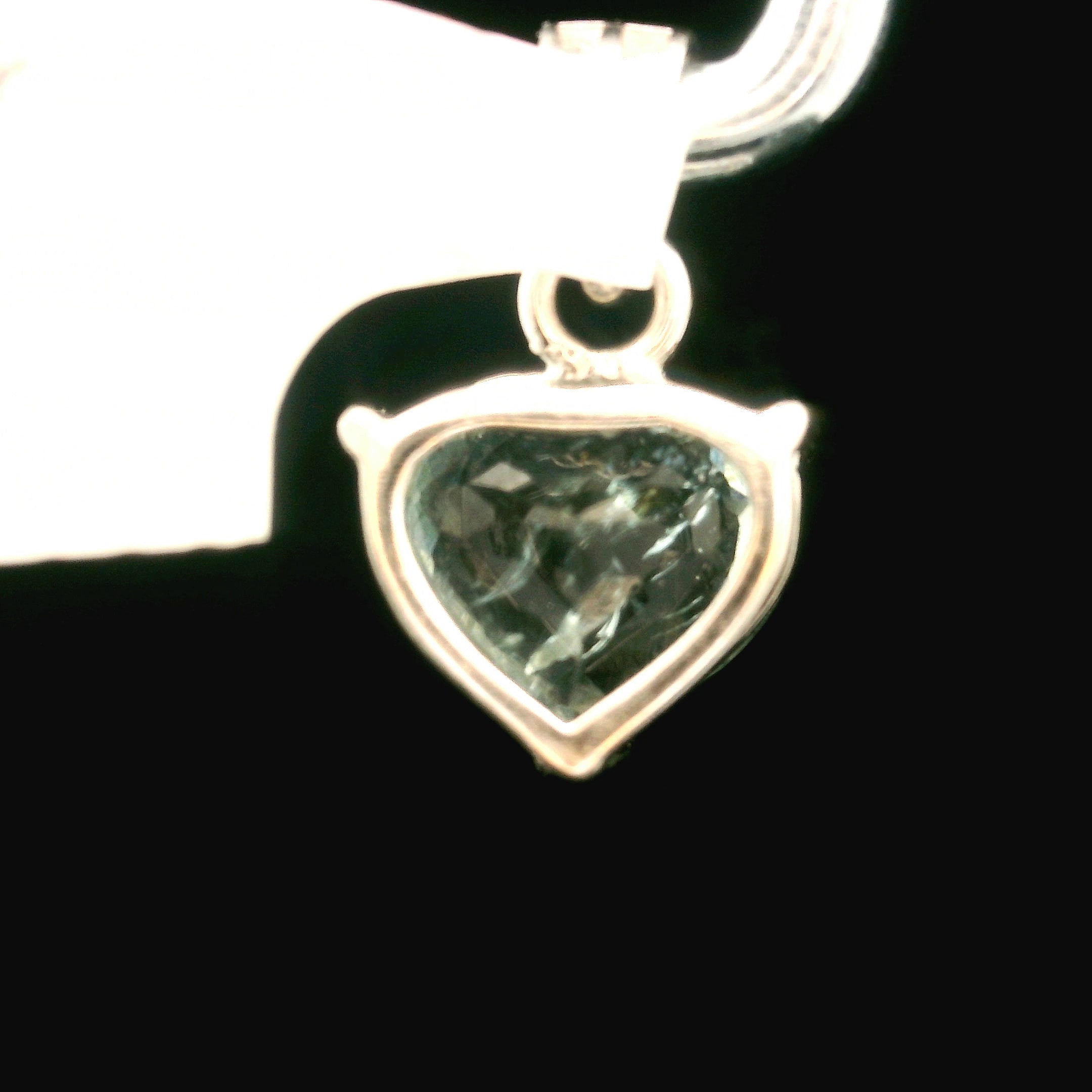 Green Tourmaline Pendant .925 Silver for Removing Insecurities and Helping Inspire Creativity
