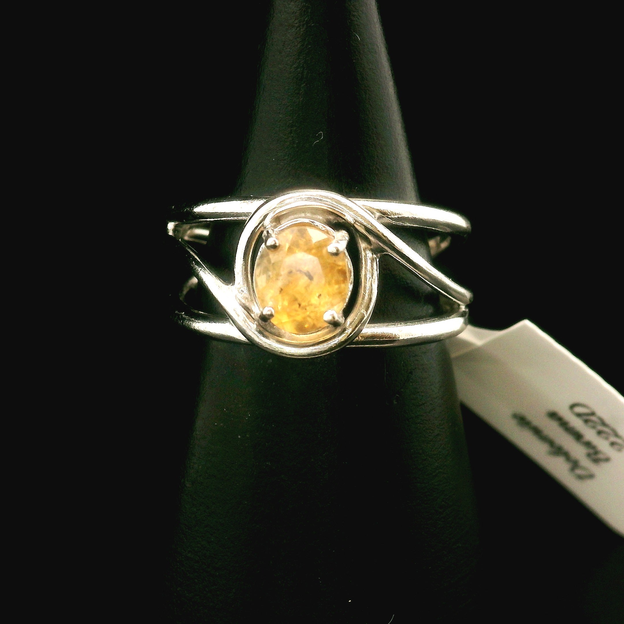 Dolomite Cuff Ring 925 Silver for Chakra Alignment and Energy Cleansing
