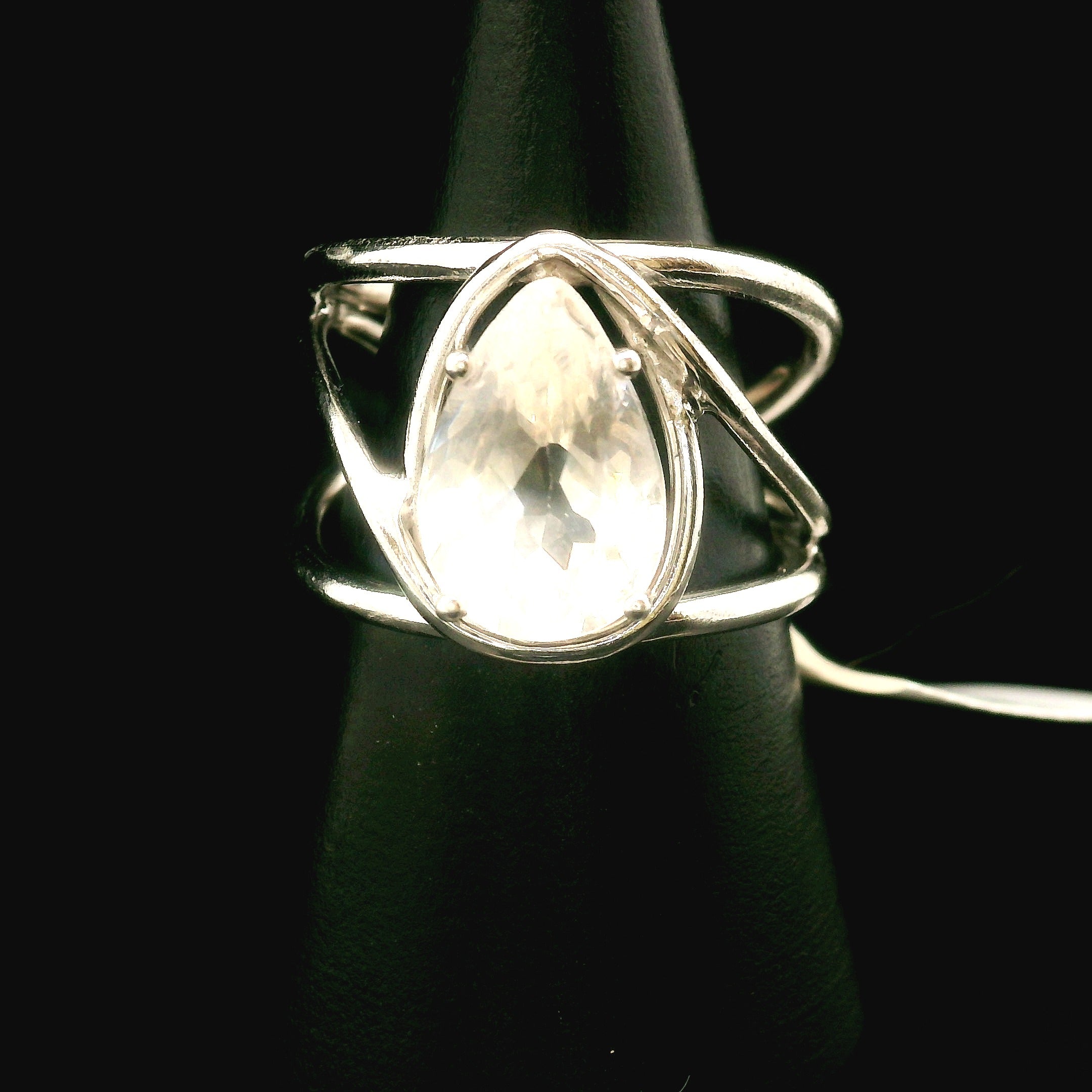 Dolomite Cuff Ring 925 Silver for Chakra Alignment and Energy Cleansing