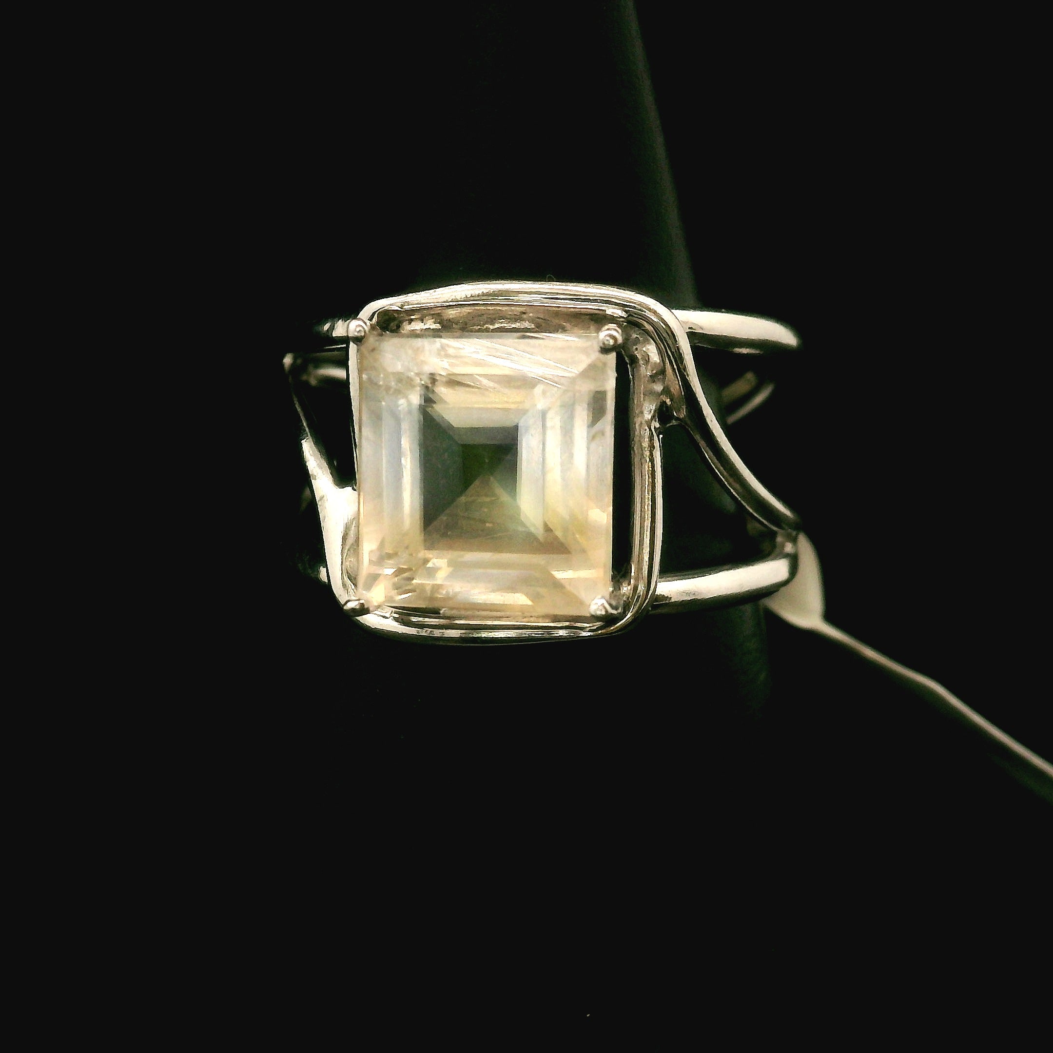 Dolomite Cuff Ring 925 Silver for Chakra Alignment and Energy Cleansing