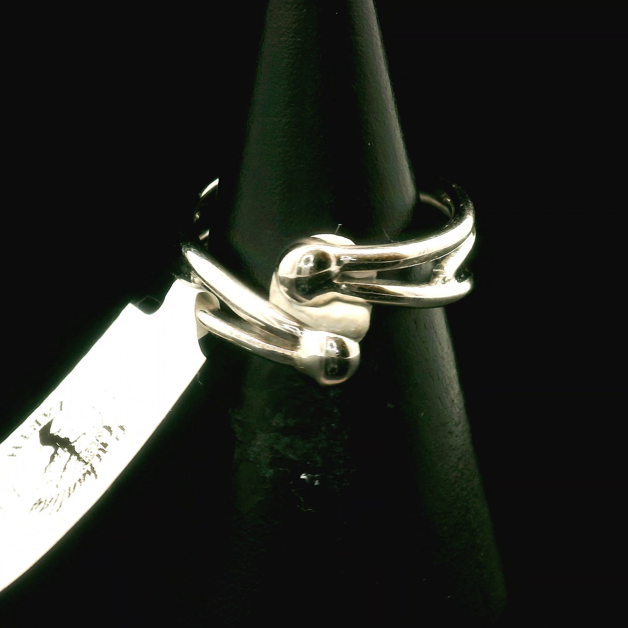 Libyan Desert Glass Midi Cuff Ring .925 Silver for Confidence, Manifestation and Personal Power