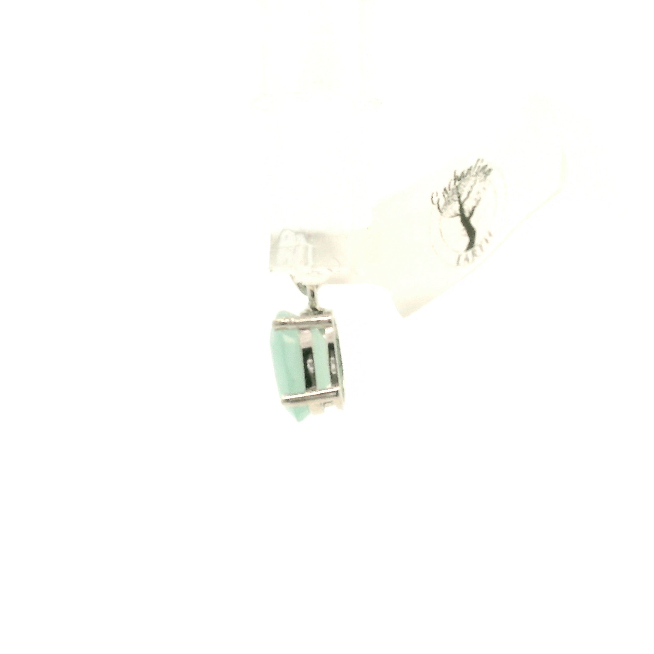 Grandidierite Pendant .925 Silver for Enhancing Intuitive Communication