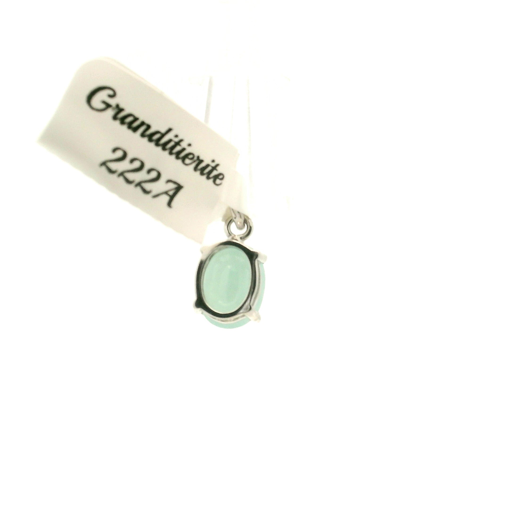 Grandidierite Pendant .925 Silver for Enhancing Intuitive Communication
