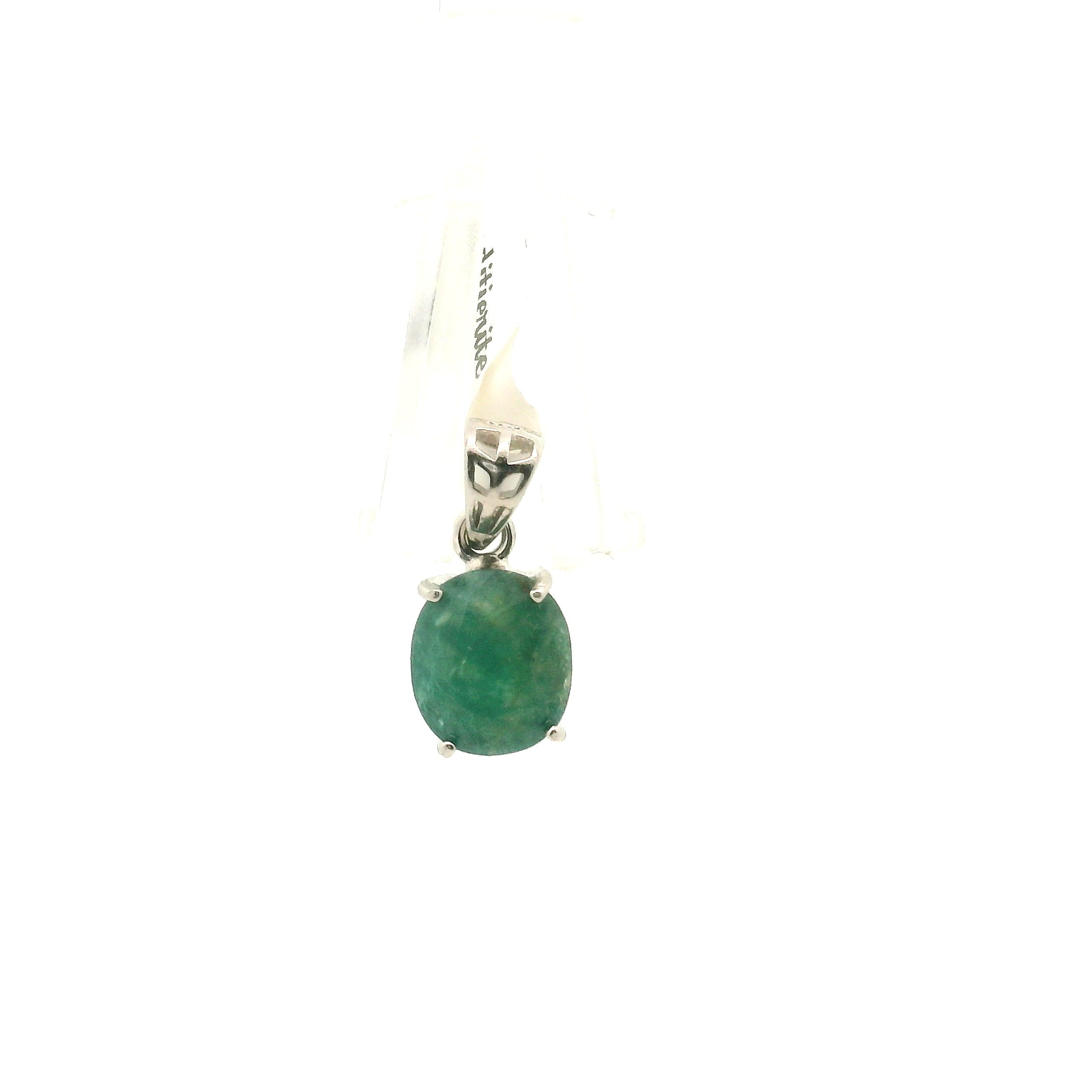 Grandidierite Pendant .925 Silver for Enhancing Intuitive Communication