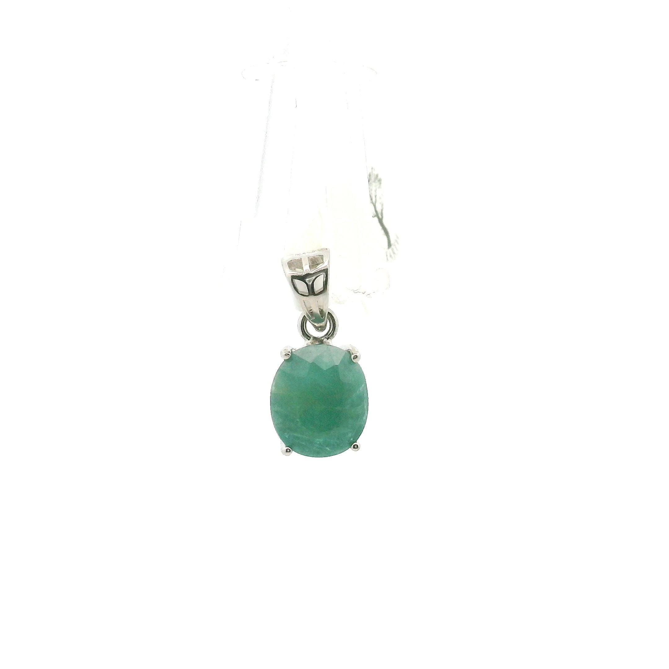 Grandidierite Pendant .925 Silver for Enhancing Intuitive Communication