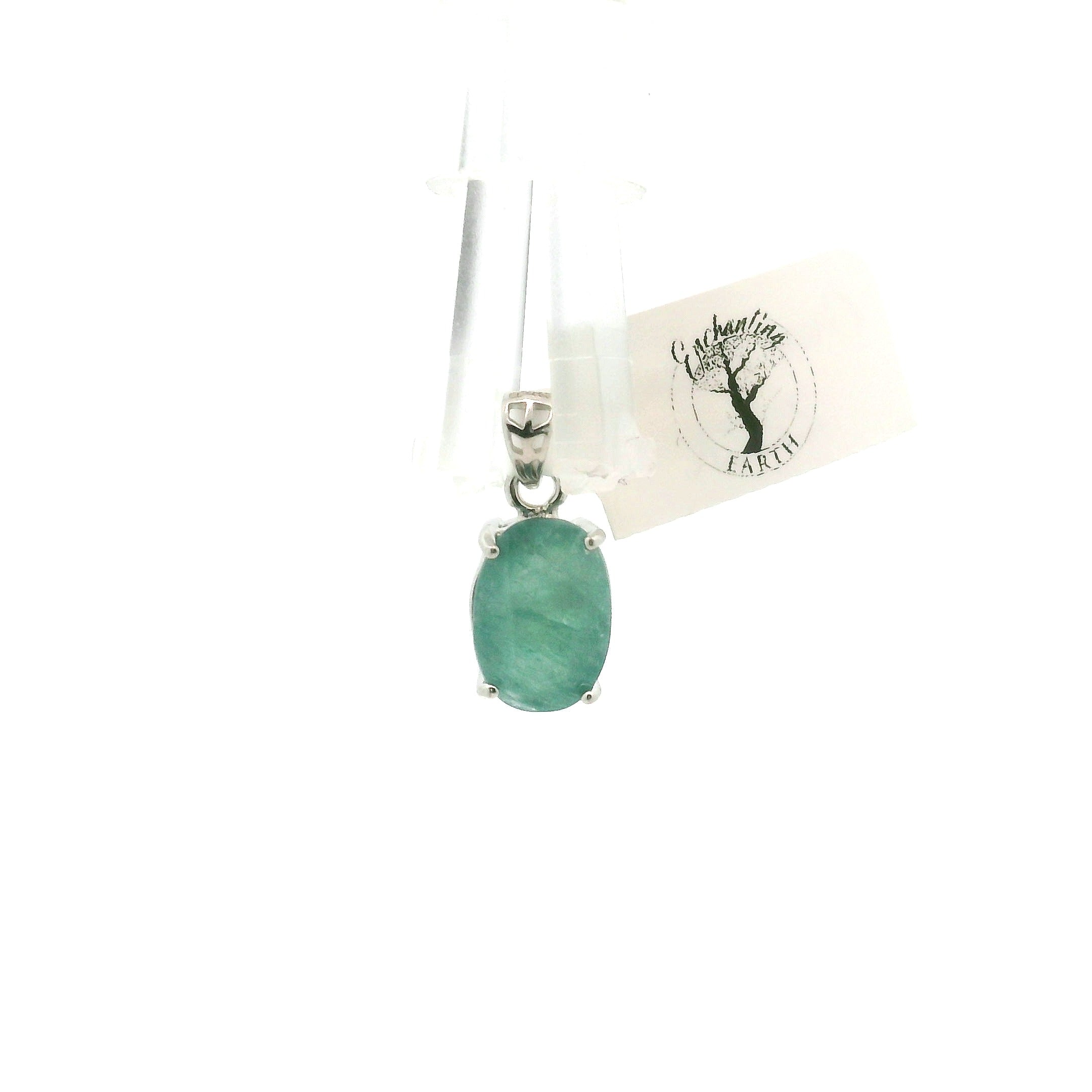 Grandidierite Pendant .925 Silver for Enhancing Intuitive Communication