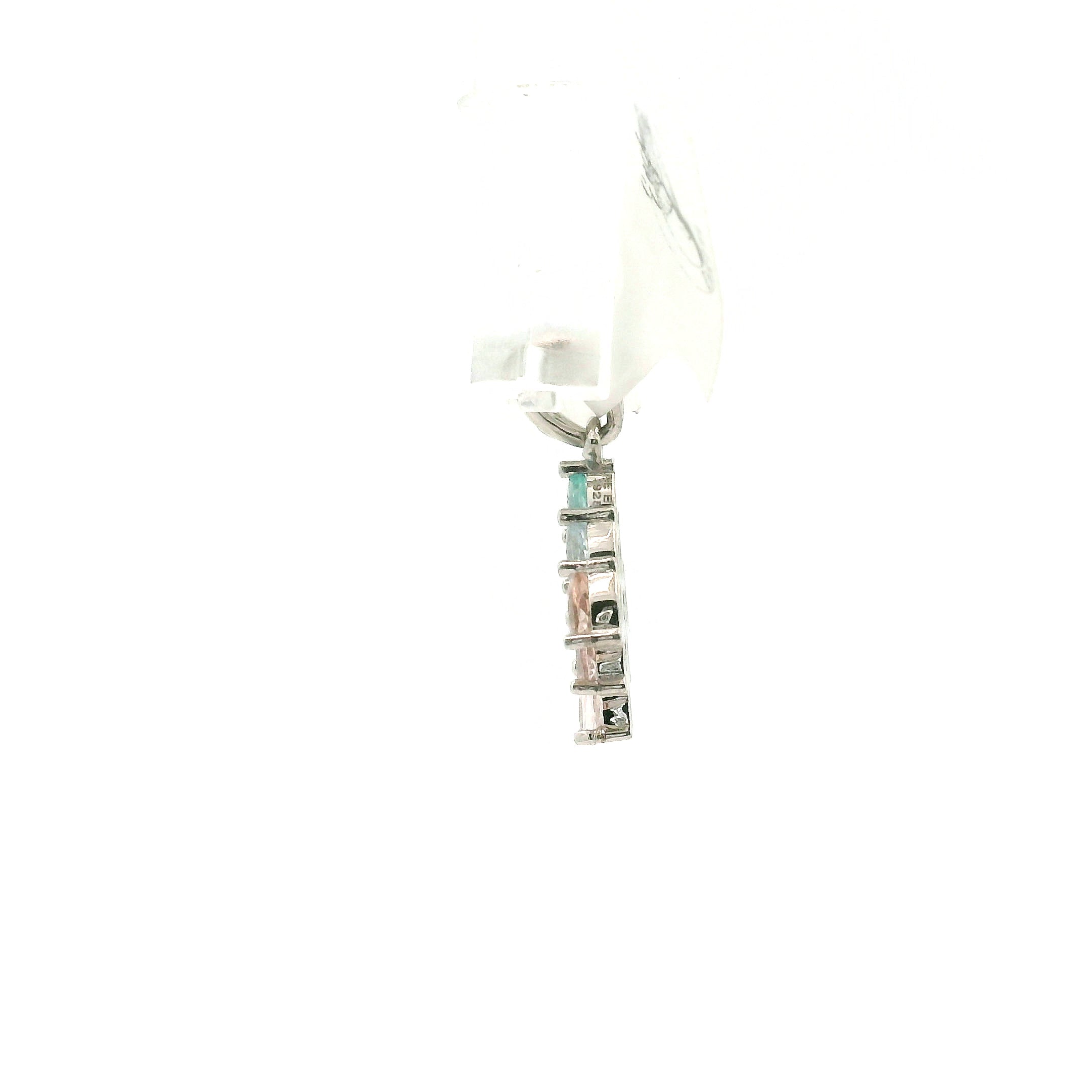 9 Stone Crystal Chandelier Pendant .925 Silver for Healing, Intention Setting and Manifesting your Desires