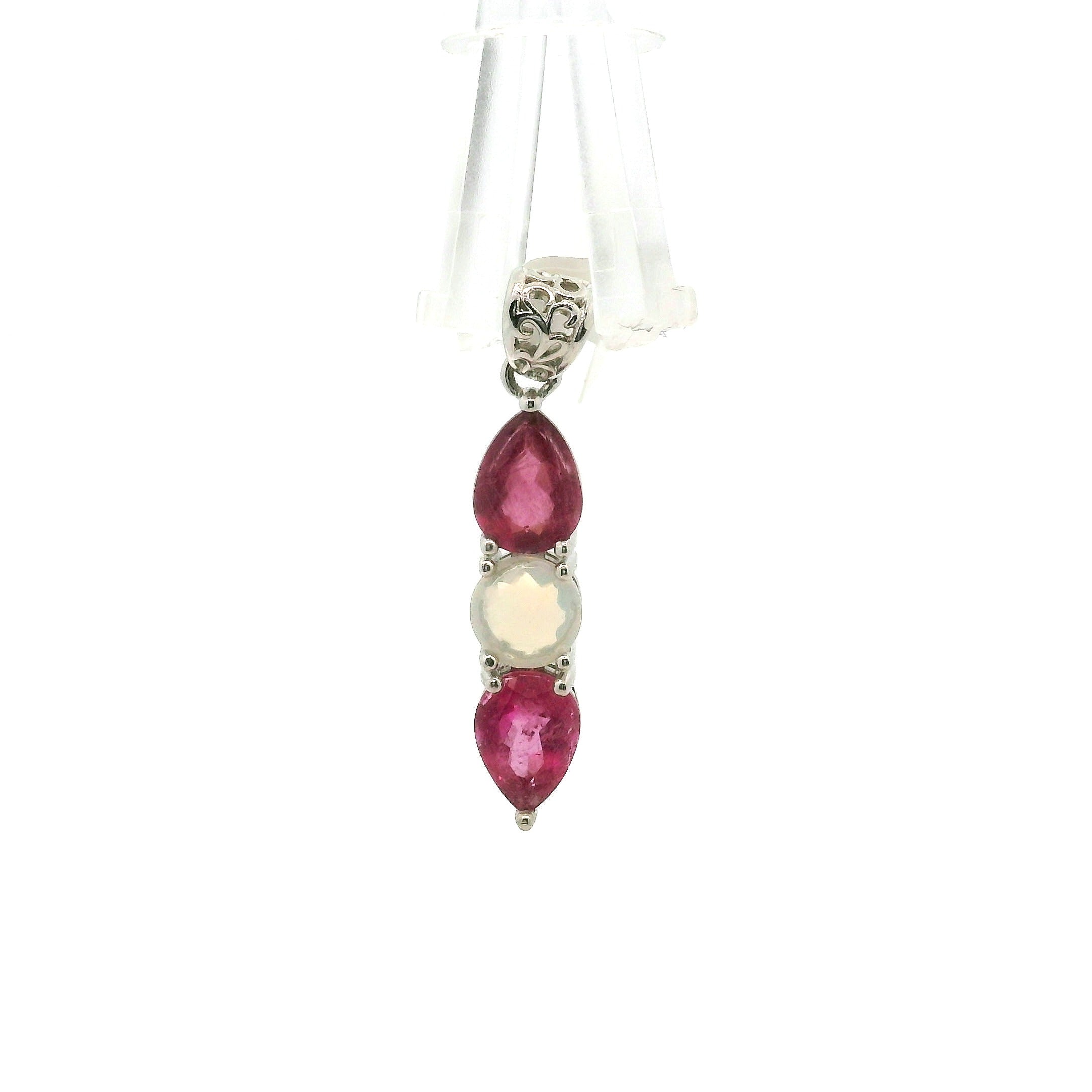 Wand Pendant .925 Silver for Intuition, Luck, Protection and Purification