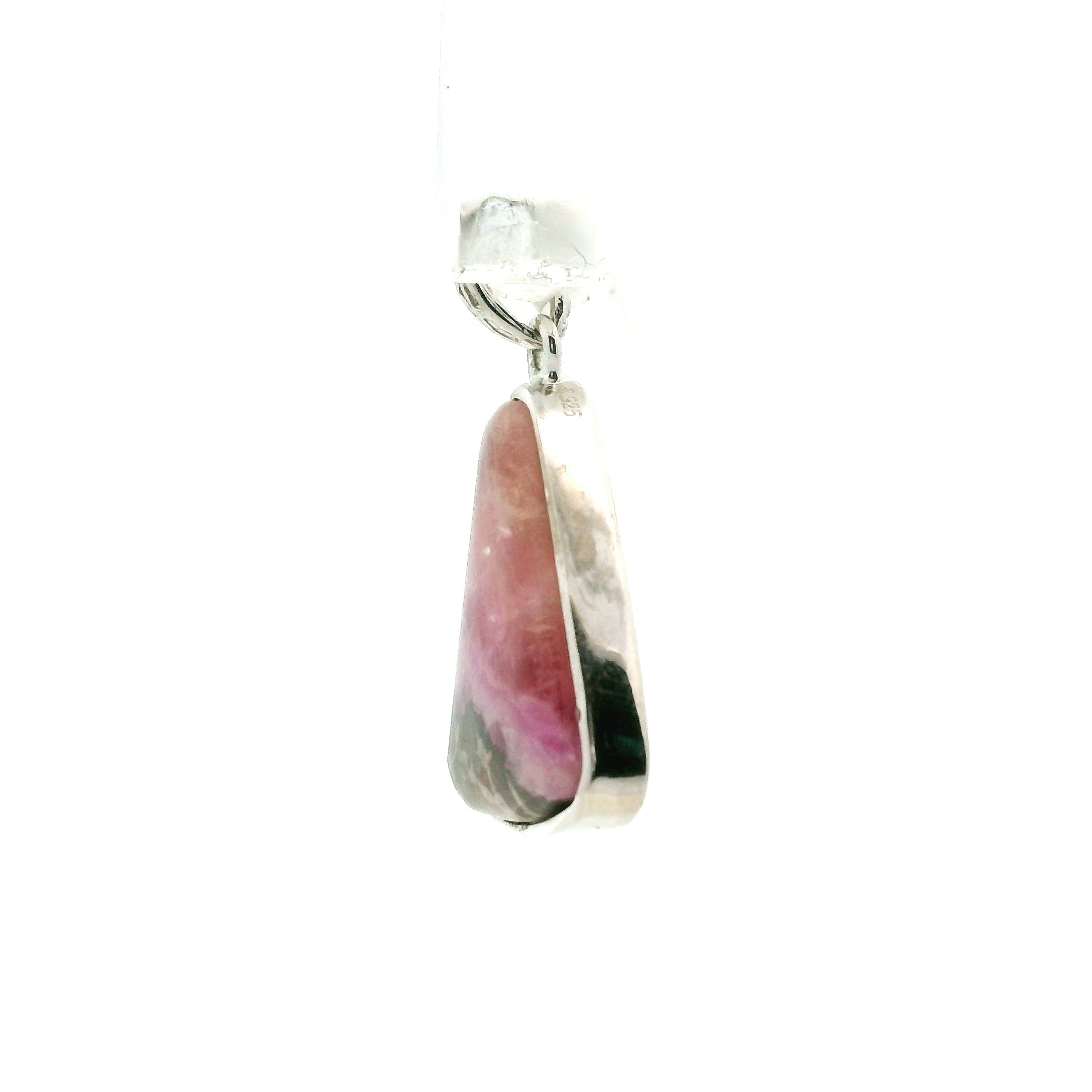 Cobalto Calcite Pendant .925 Silver for Compassion, Emotional Healing, Harmony and Forgiveness