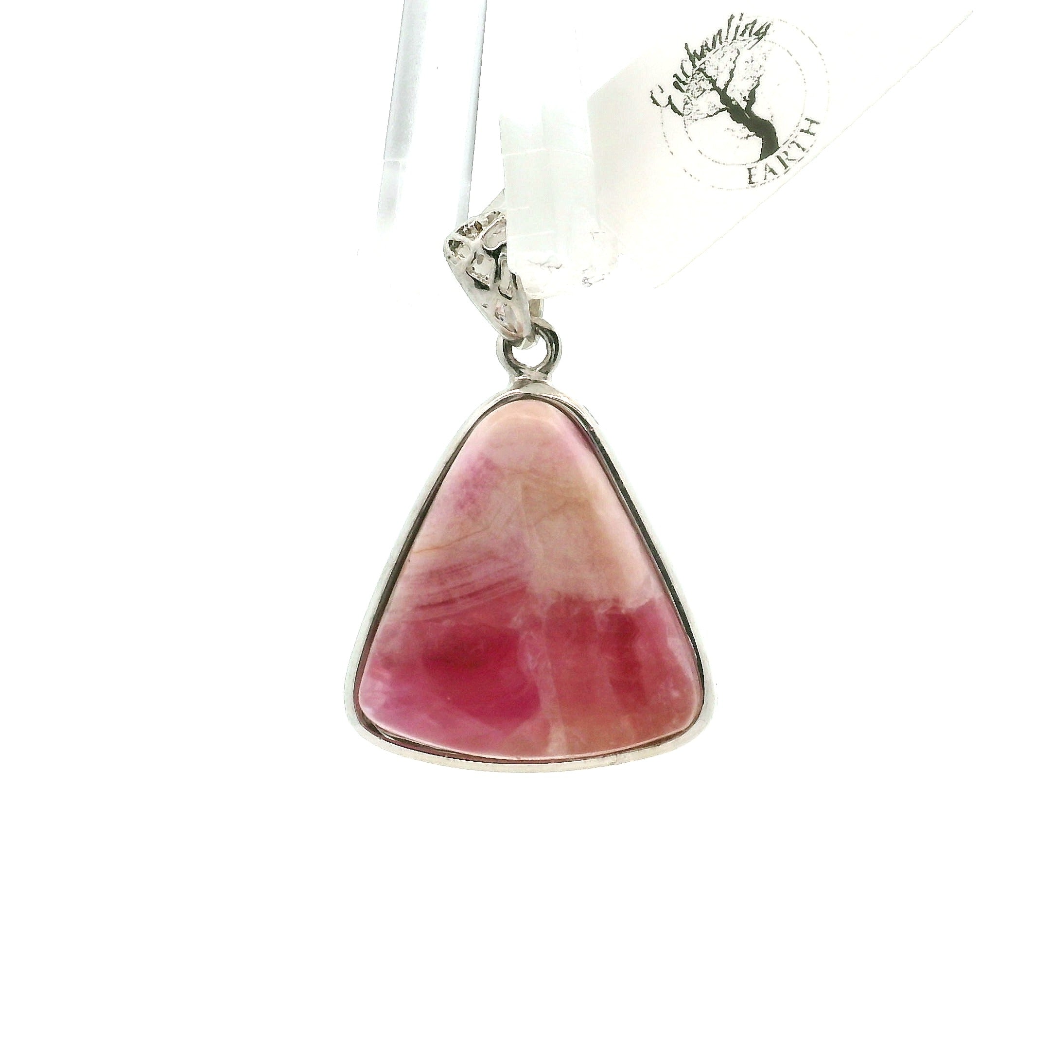 Cobalto Calcite Pendant .925 Silver for Compassion, Emotional Healing, Harmony and Forgiveness