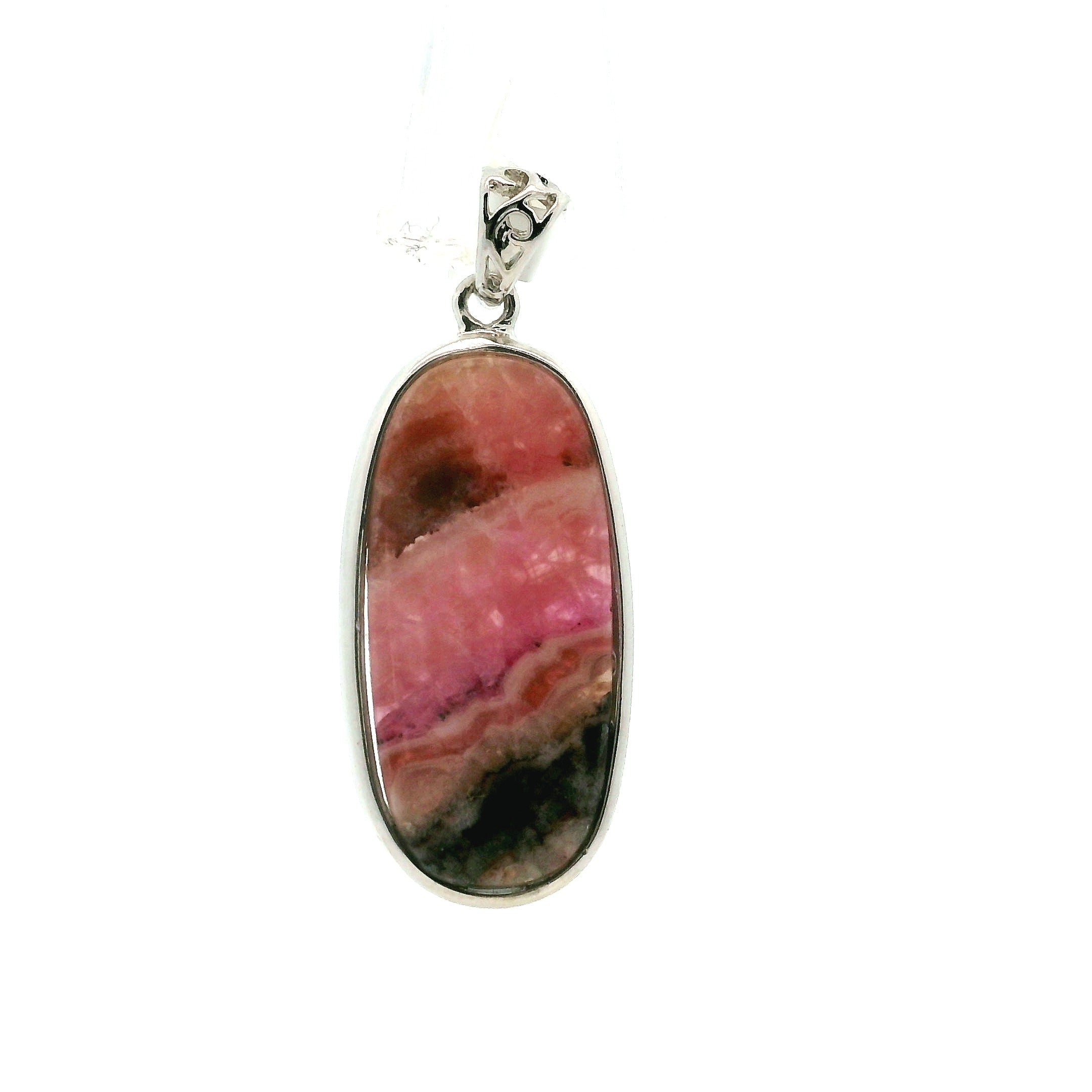 Cobalto Calcite Pendant .925 Silver for Compassion, Emotional Healing, Harmony and Forgiveness