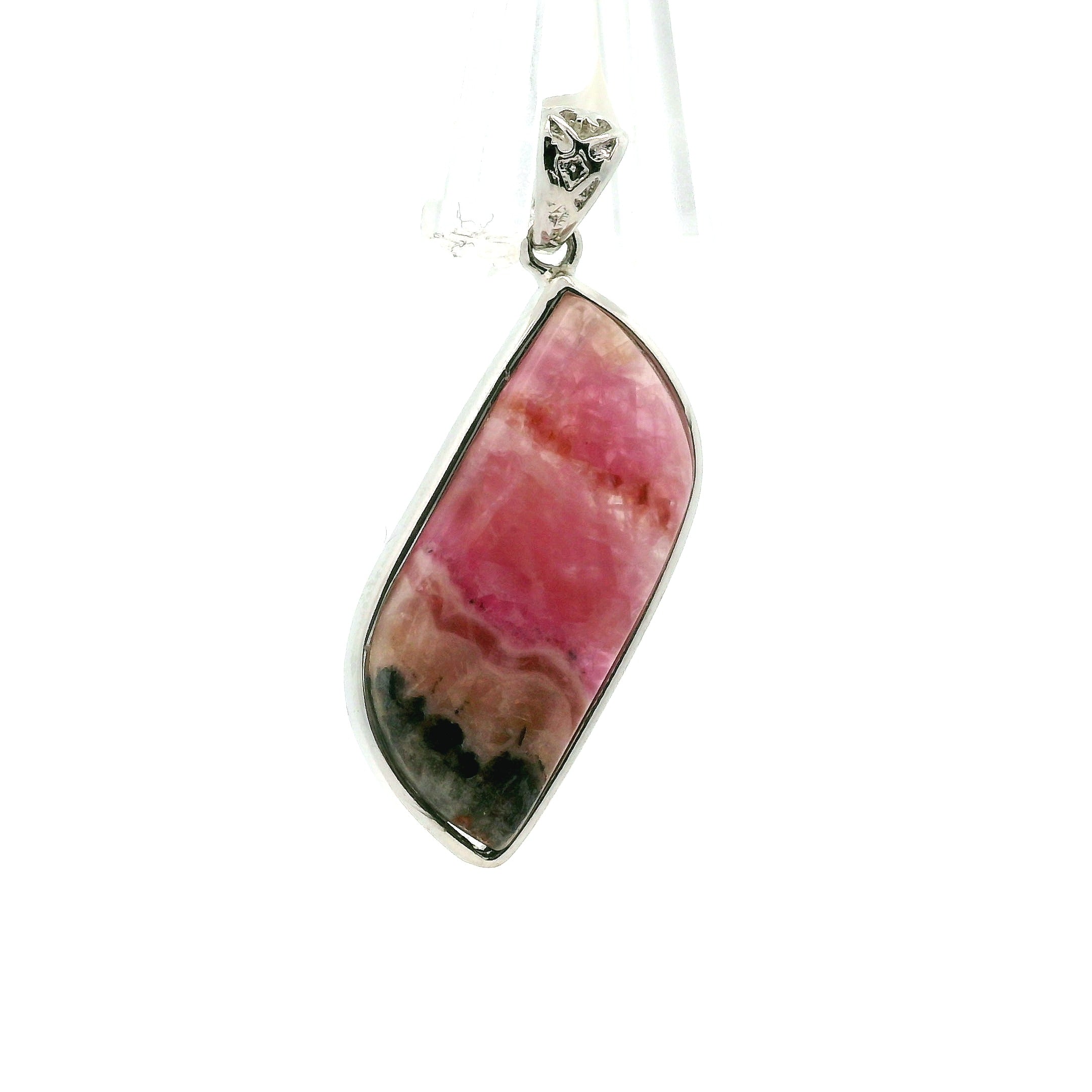 Cobalto Calcite Pendant .925 Silver for Compassion, Emotional Healing, Harmony and Forgiveness