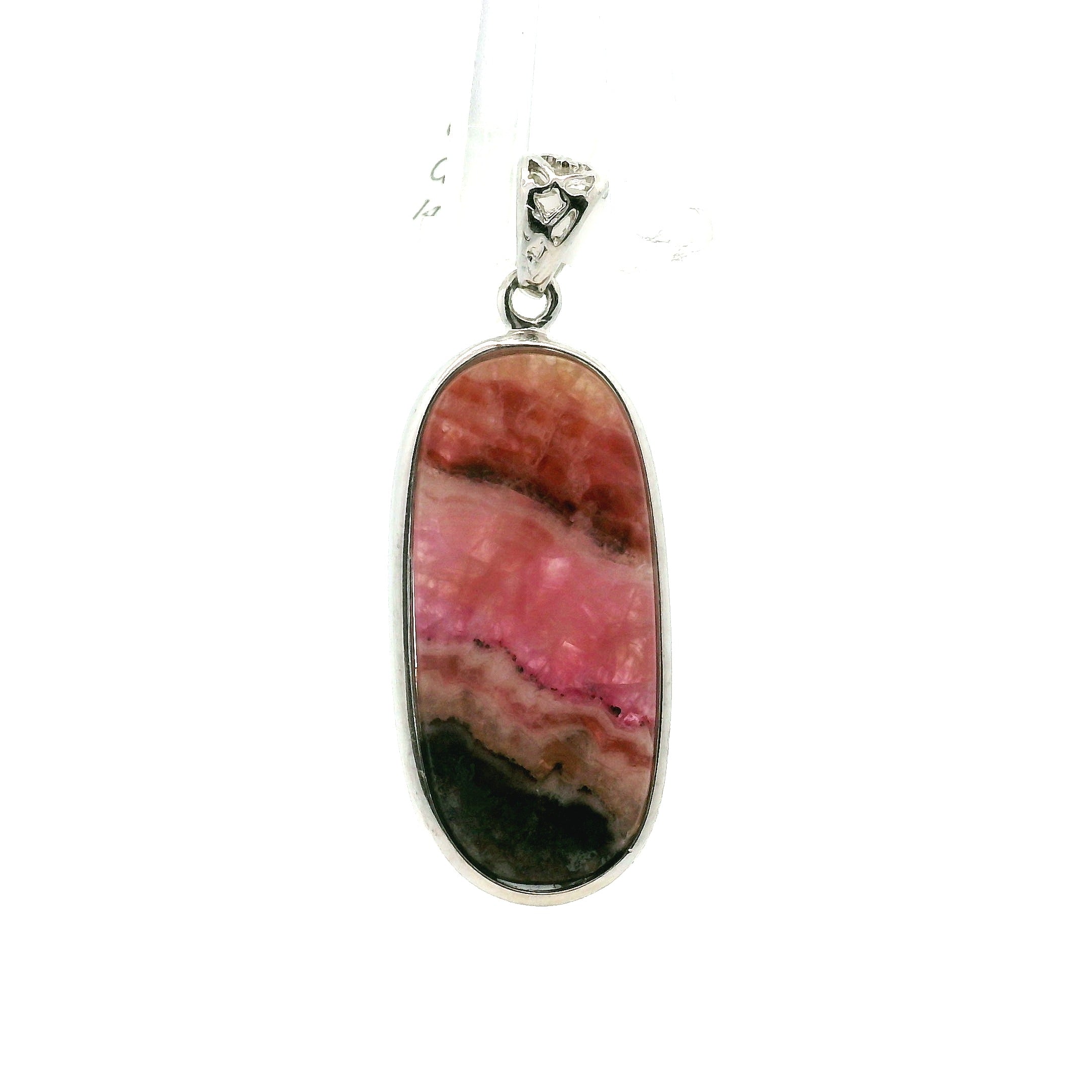 Cobalto Calcite Pendant .925 Silver for Compassion, Emotional Healing, Harmony and Forgiveness