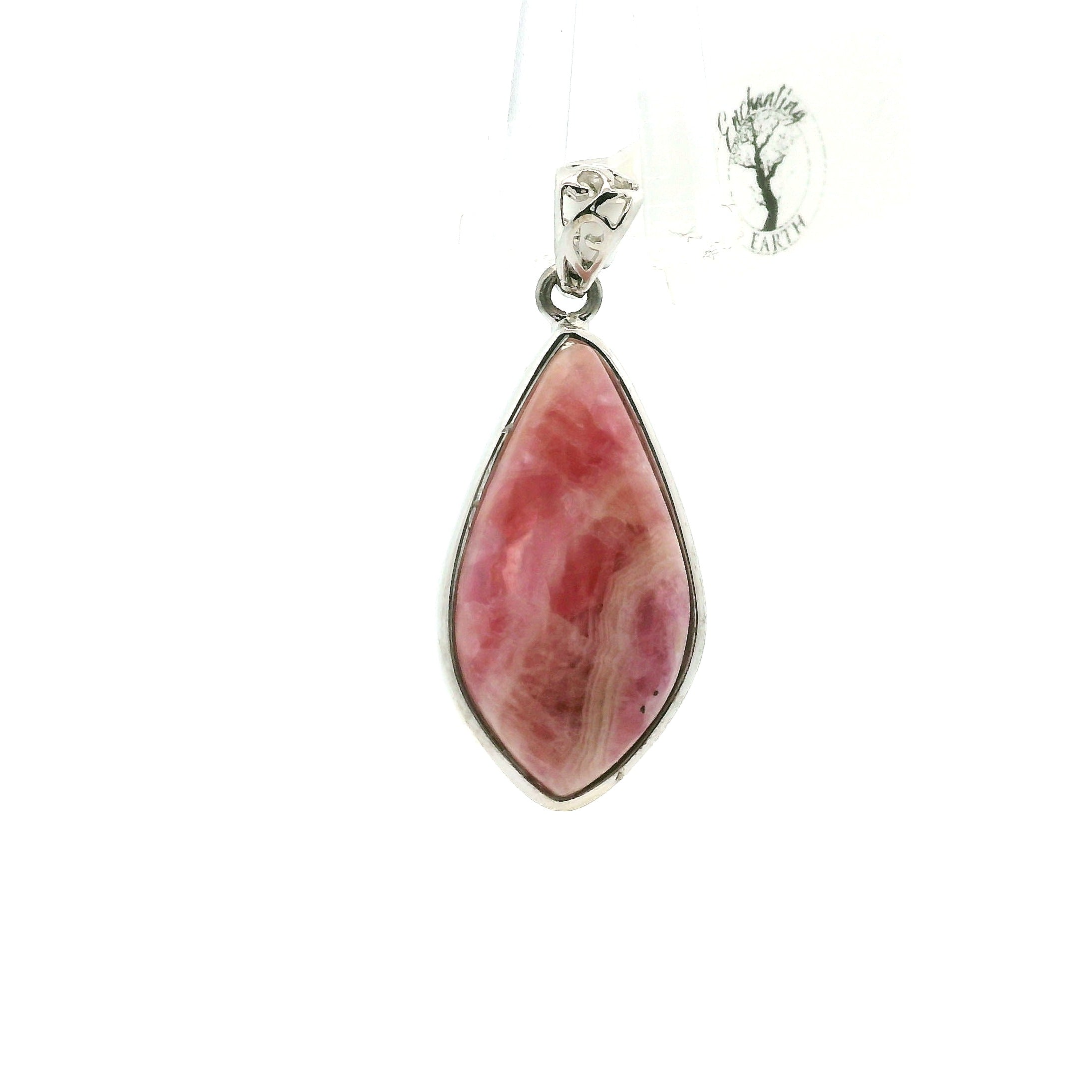 Cobalto Calcite Pendant .925 Silver for Compassion, Emotional Healing, Harmony and Forgiveness