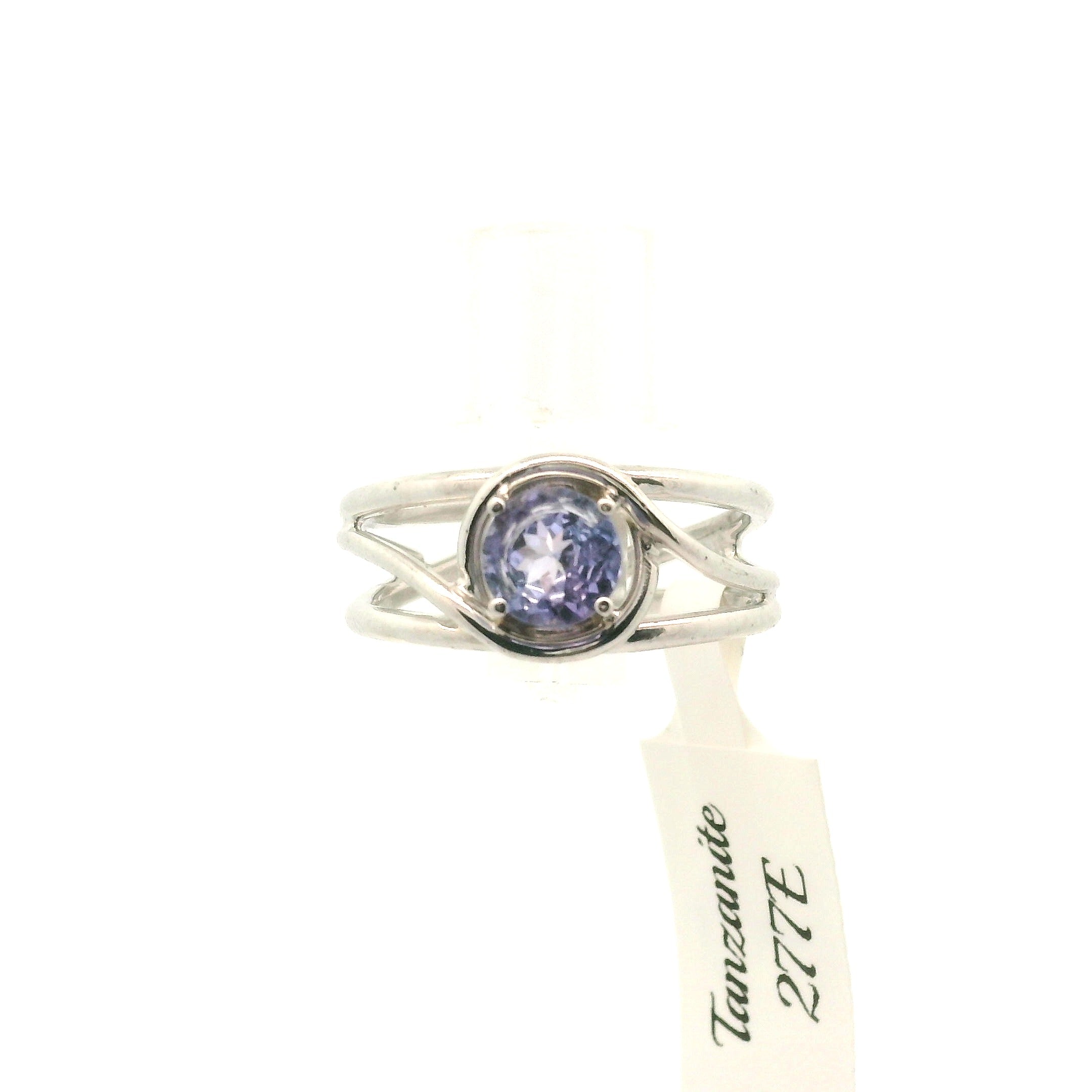 Tanzanite Cuff Ring .925 Silver for Elevating your Consciousness