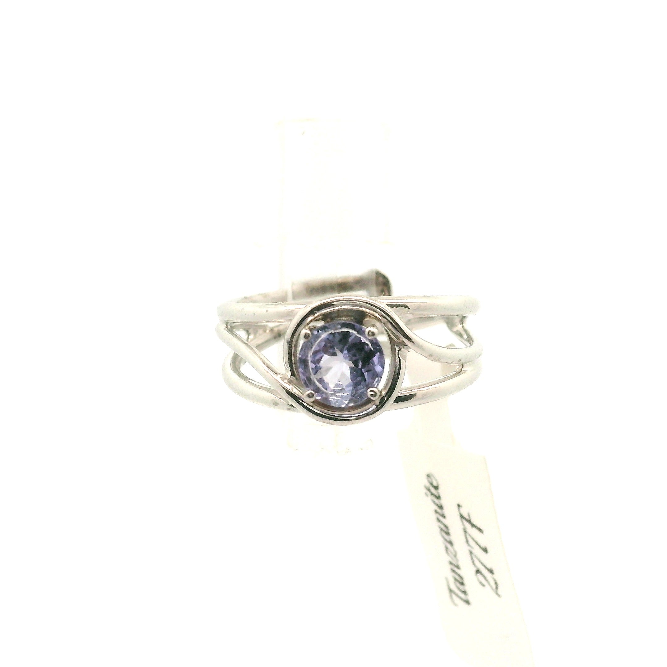 Tanzanite Cuff Ring .925 Silver for Elevating your Consciousness