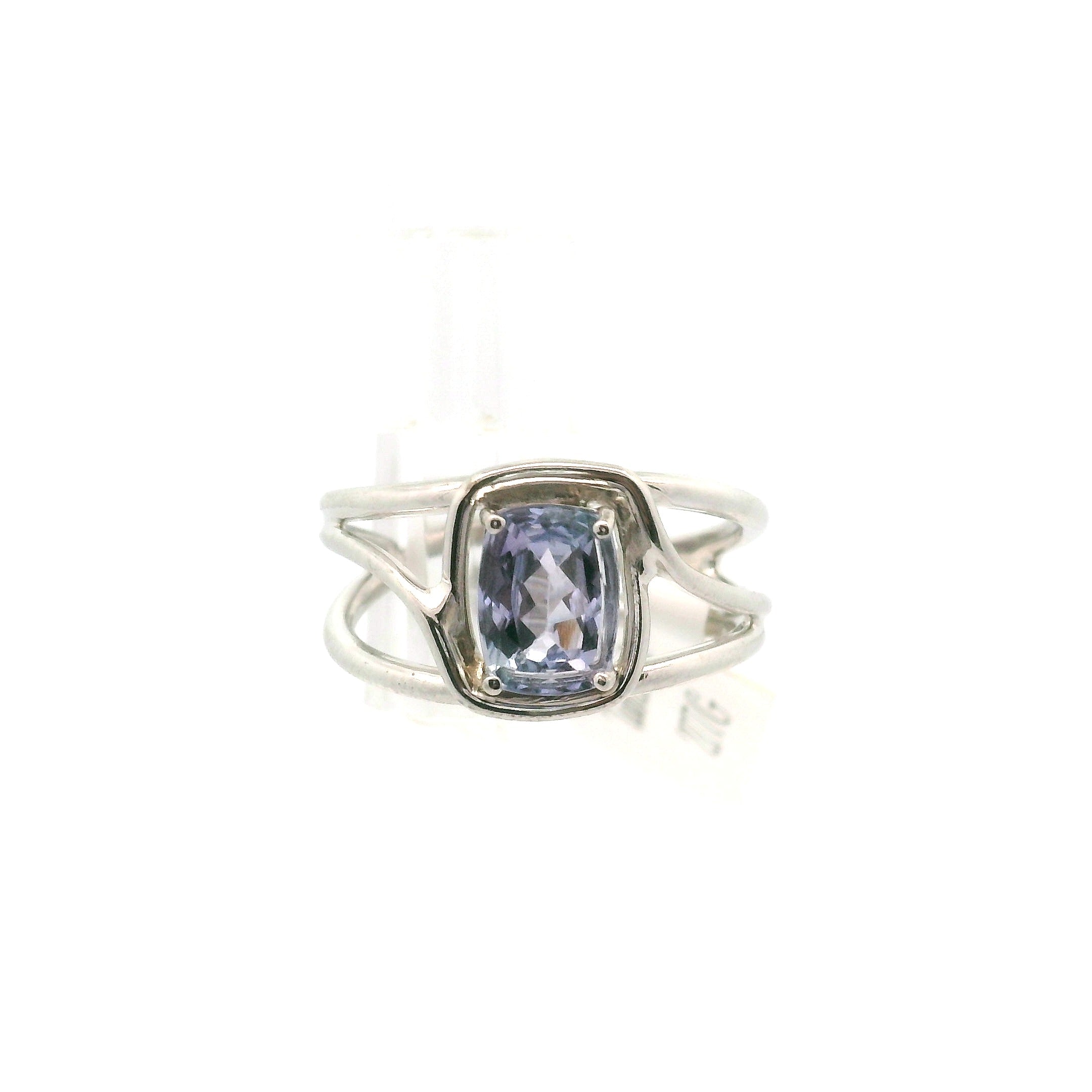 Tanzanite Cuff Ring .925 Silver for Elevating your Consciousness