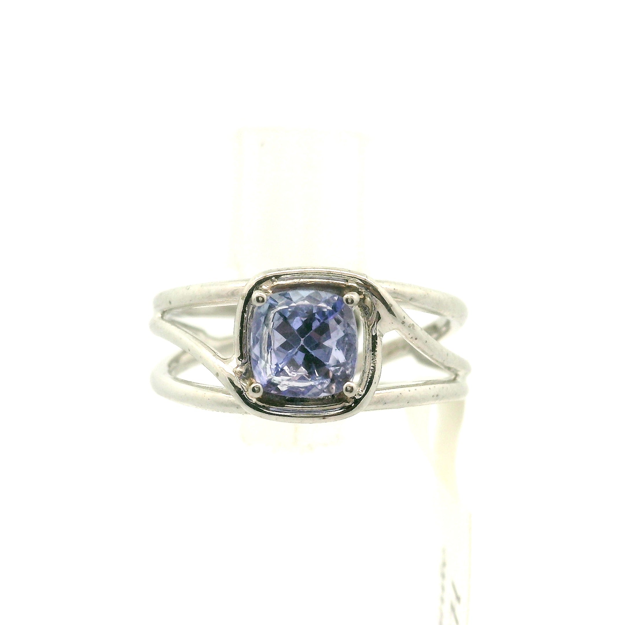 Tanzanite Cuff Ring .925 Silver for Elevating your Consciousness