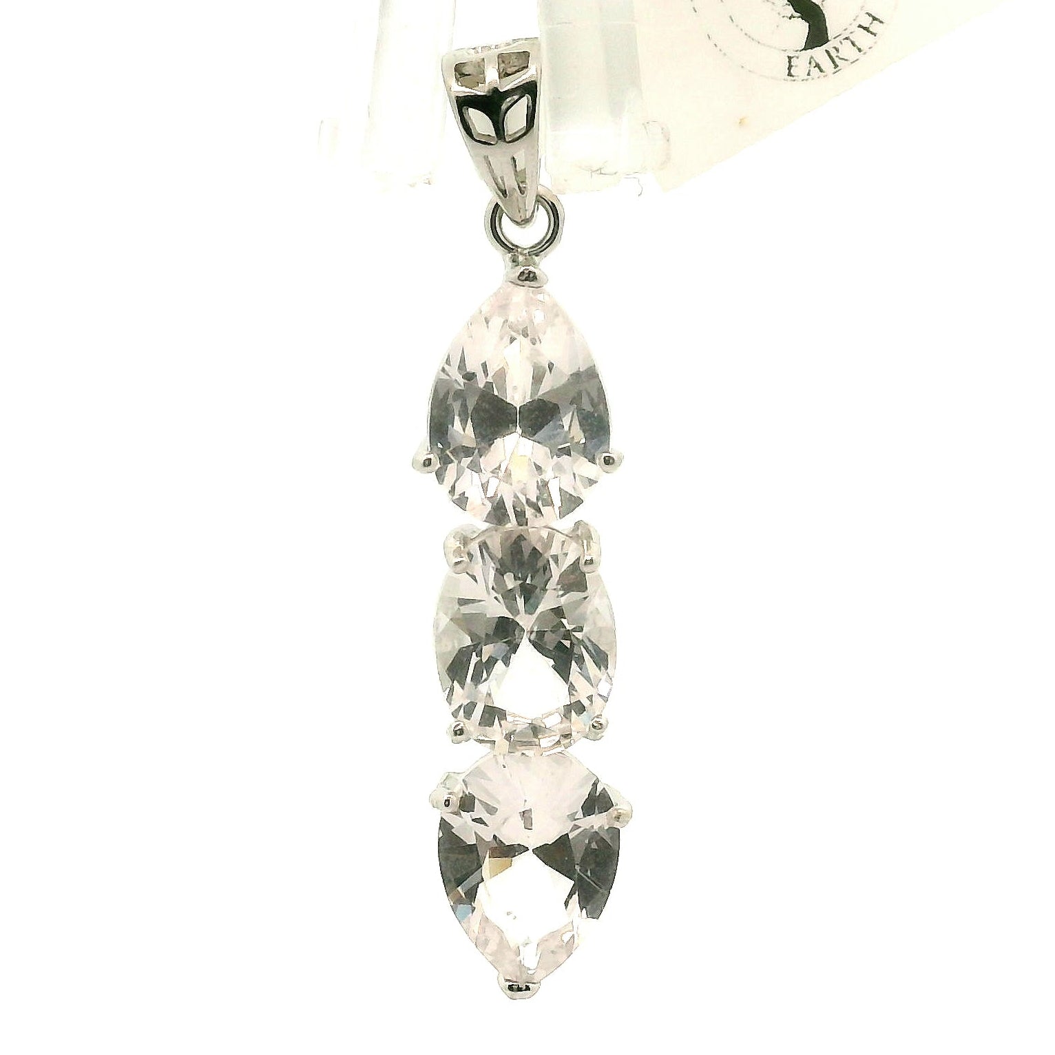 Wand Pendant .925 Silver for Intuition, Luck, Protection and Purification