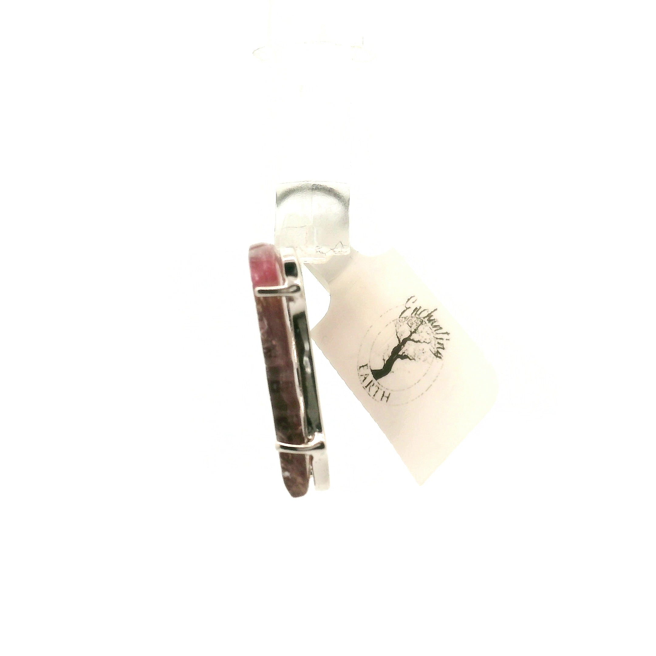 Tourmaline Butterfly Pendant .925 Silver for Awareness, Communication and Meditation