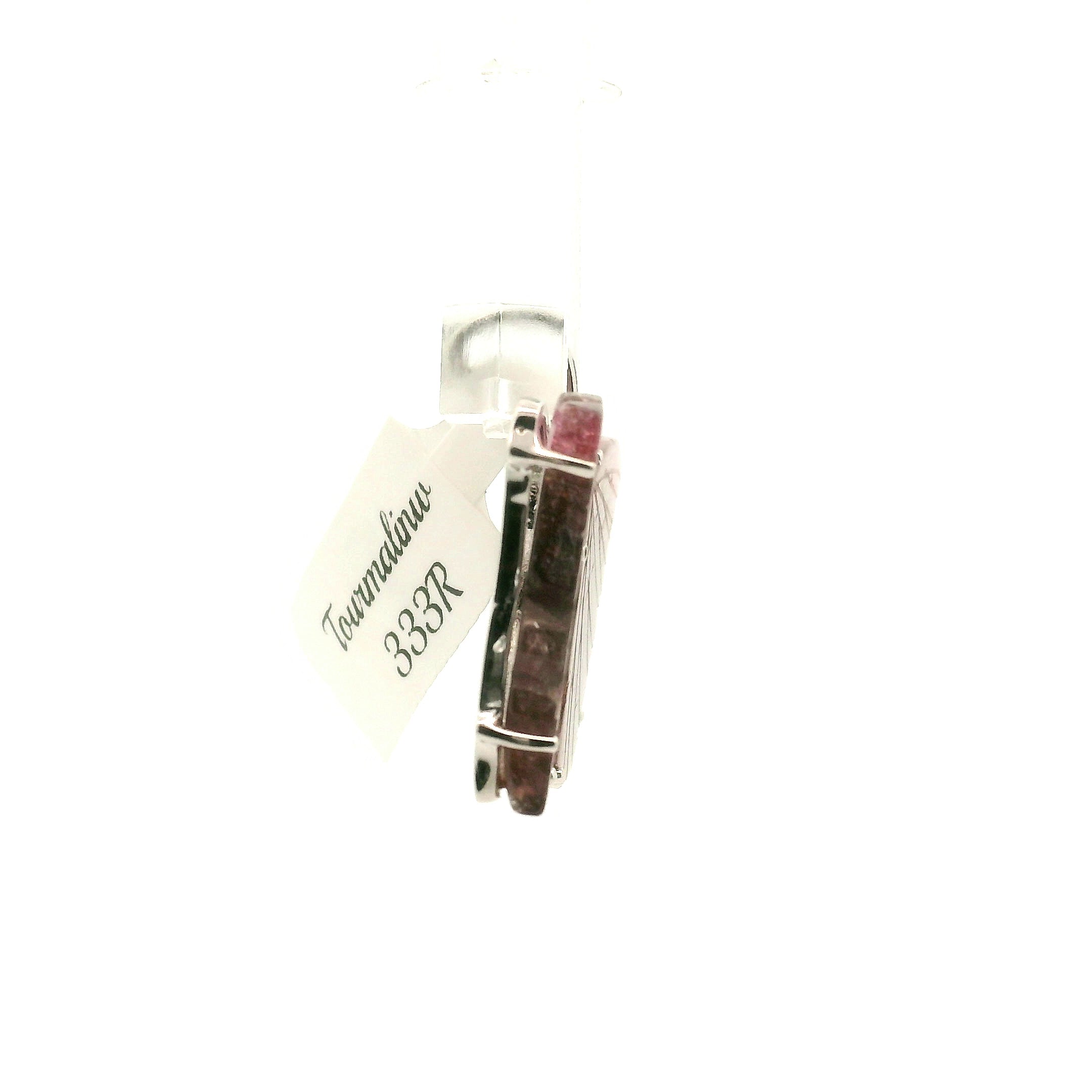 Tourmaline Butterfly Pendant .925 Silver for Awareness, Communication and Meditation