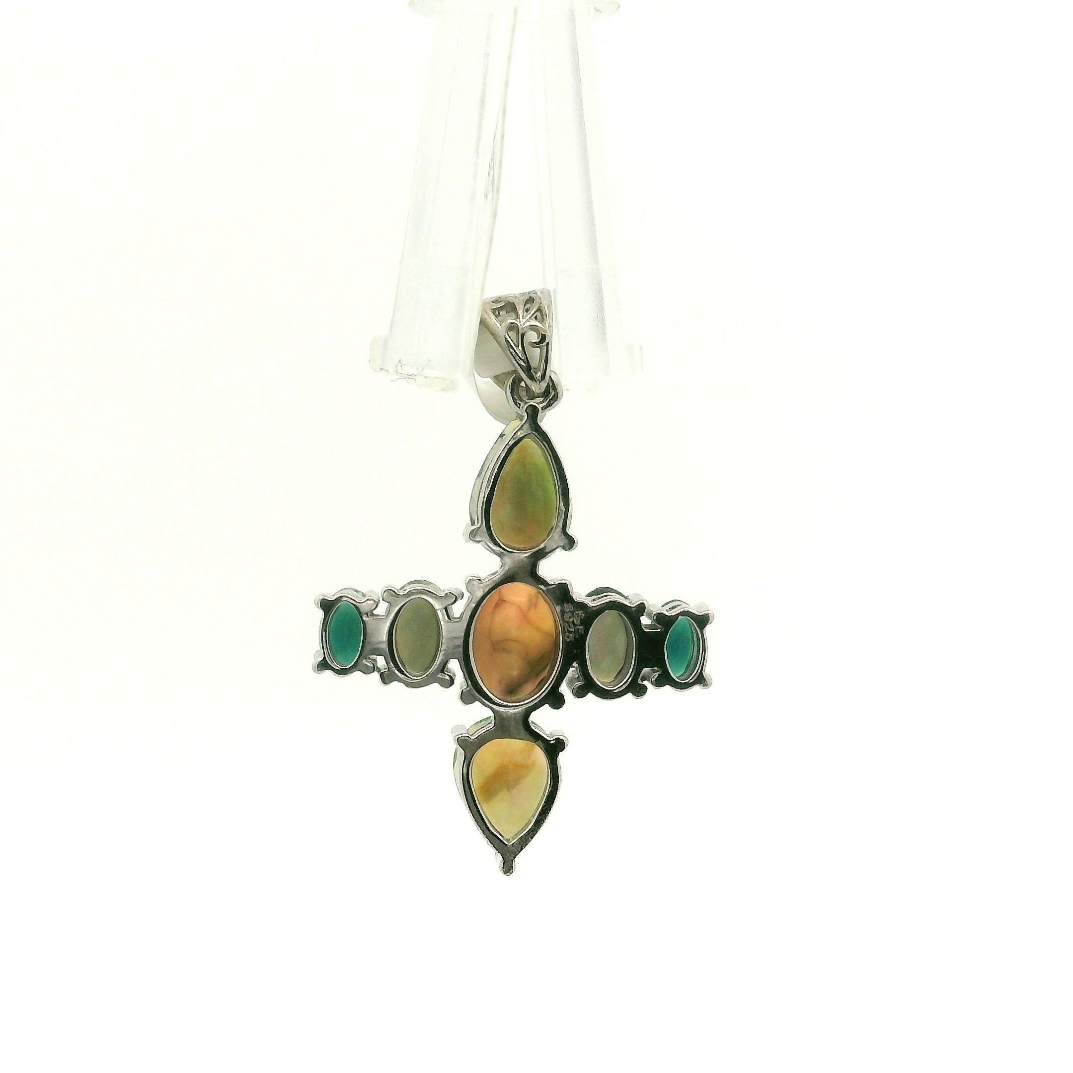 Cross Pendant .925 Silver for Healing, Intention Setting and Manifesting your Desires