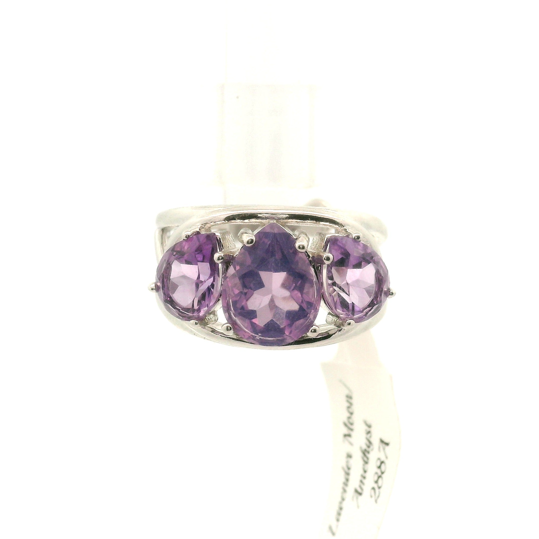 Triple Stone Crown Ring .925 Silver for Embracing your Power