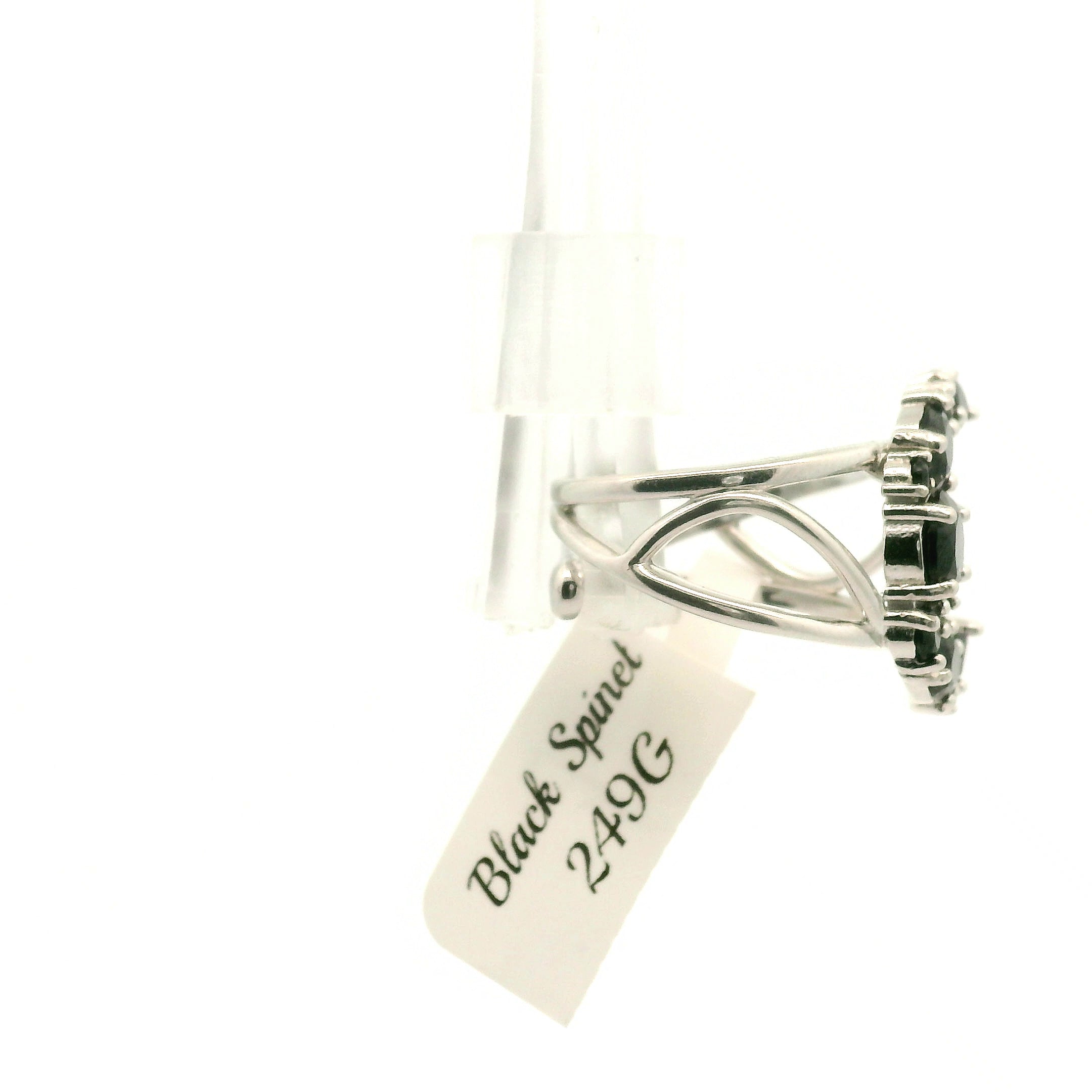 Moon Cuff Ring .925 Silver for Higher Levels of Awareness, Peaceful Communication and Clarity