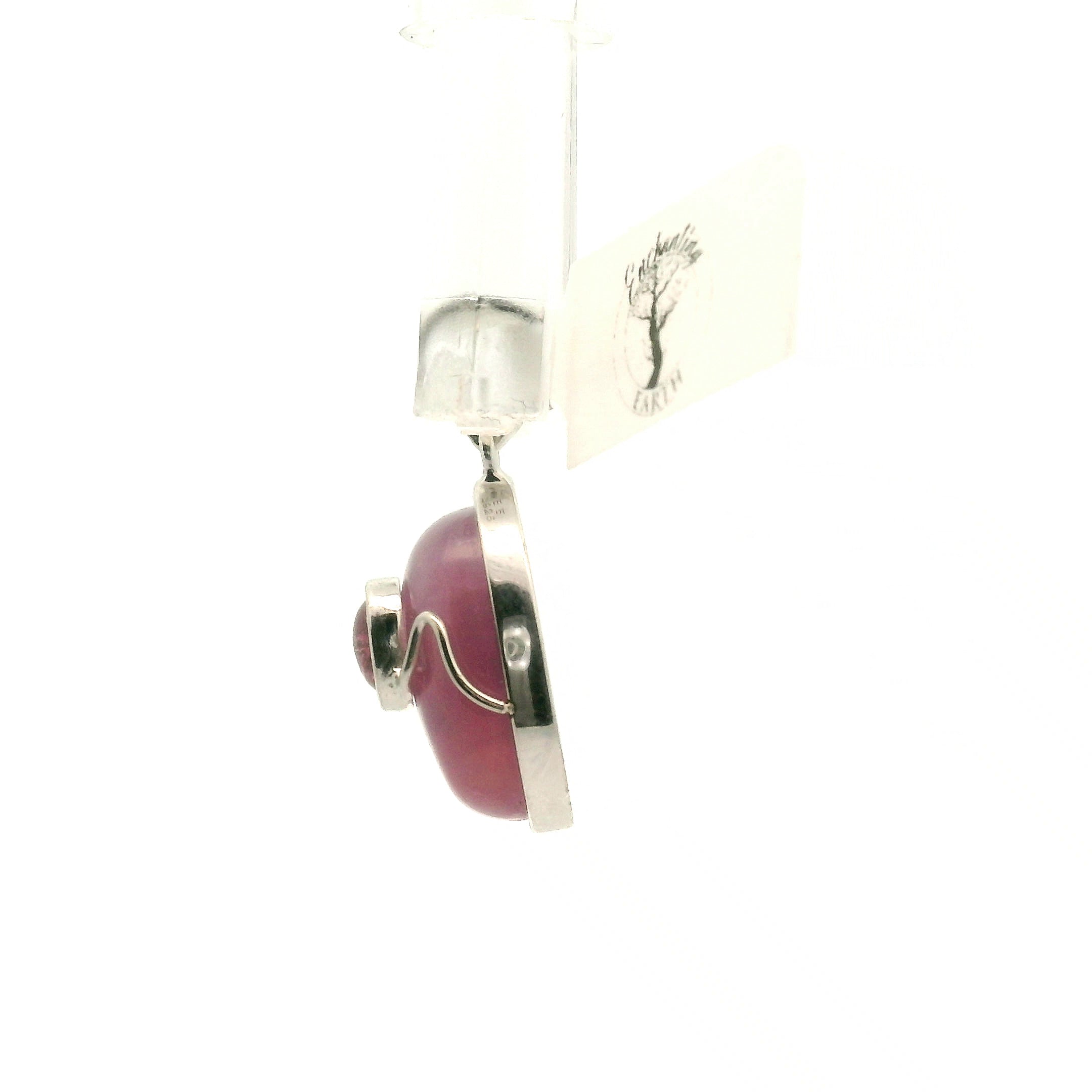 Rose Quartz & Pink Tourmaline Pendant .925 Silver for Manifesting Love