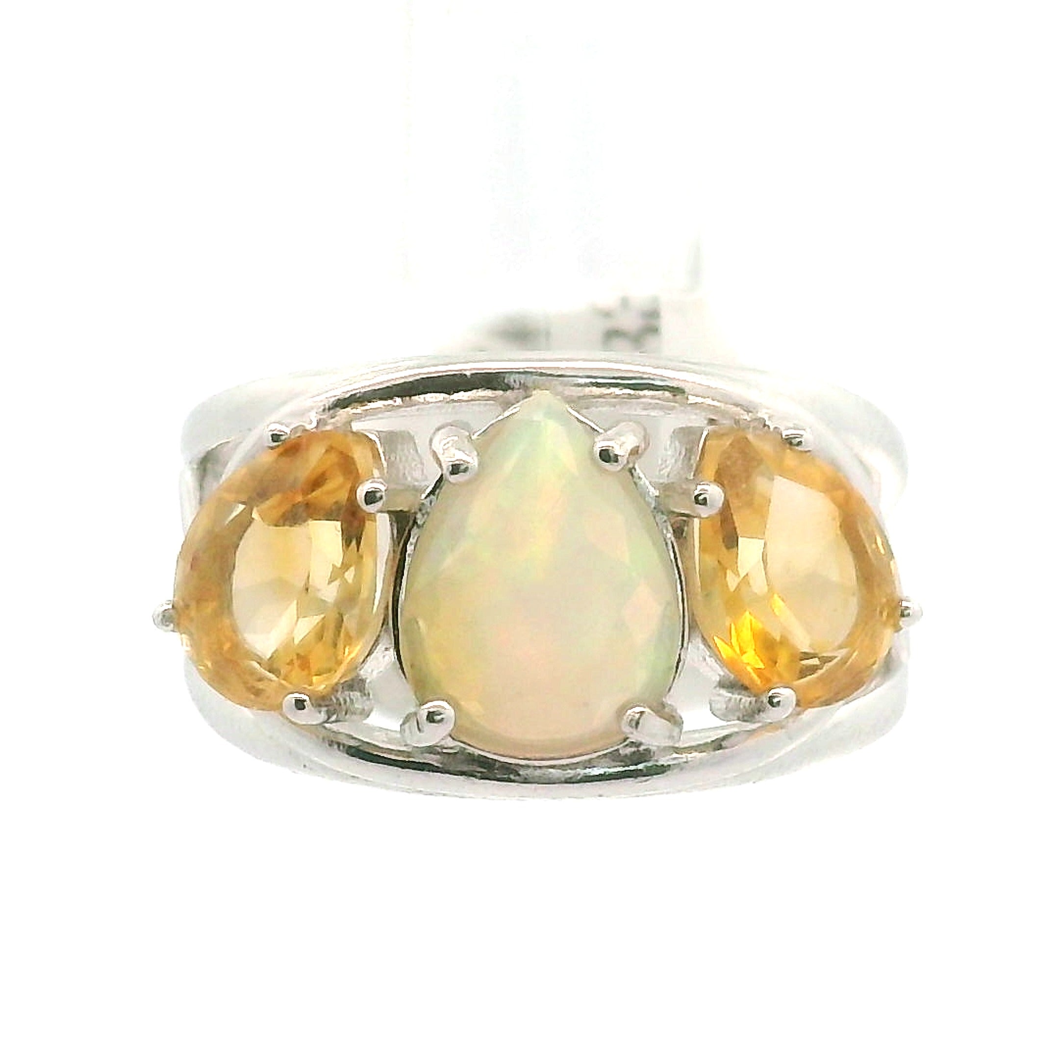 Triple Stone Crown Ring .925 Silver for Embracing your Power
