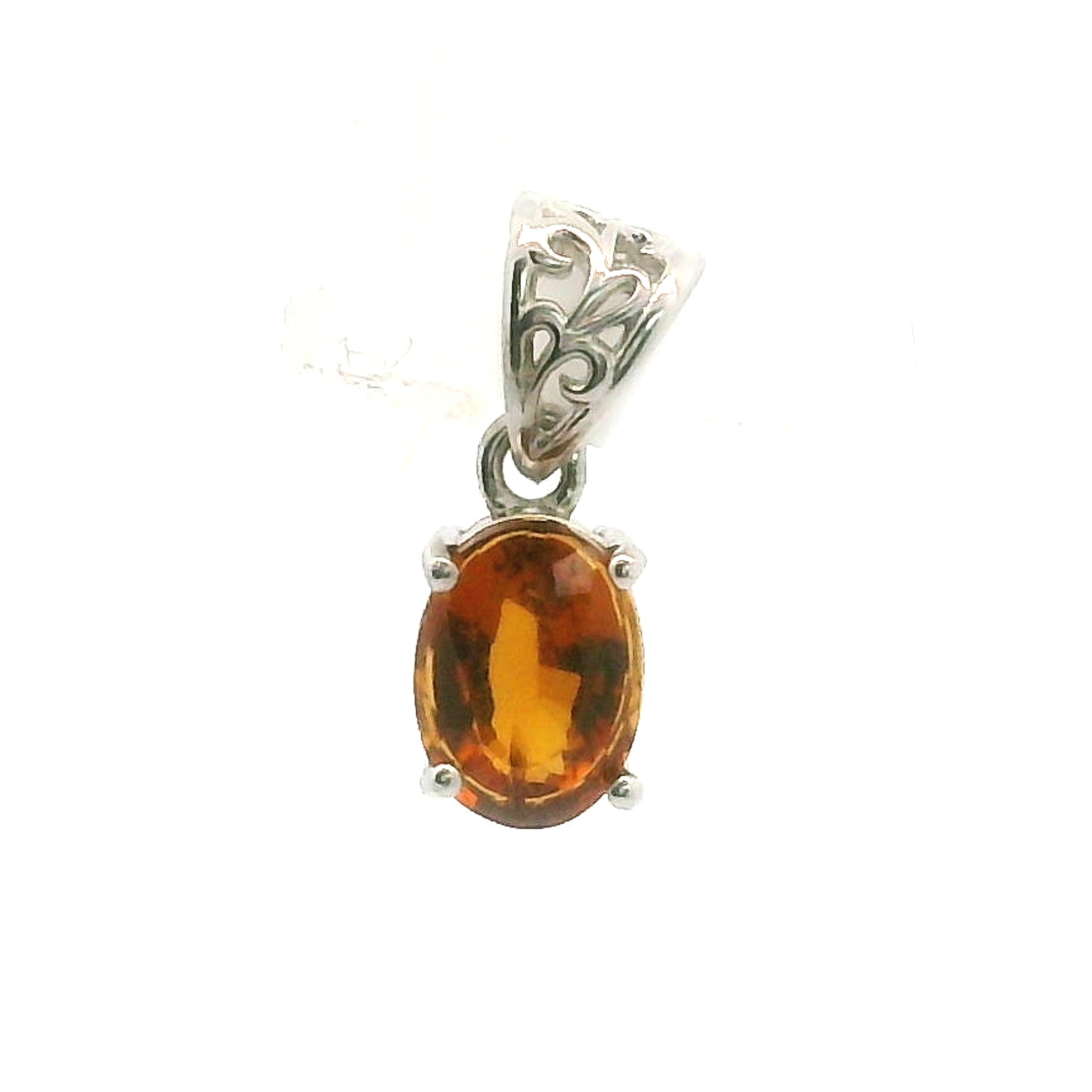 Clinohumite Pendant for Good Luck, Prosperity and Protection