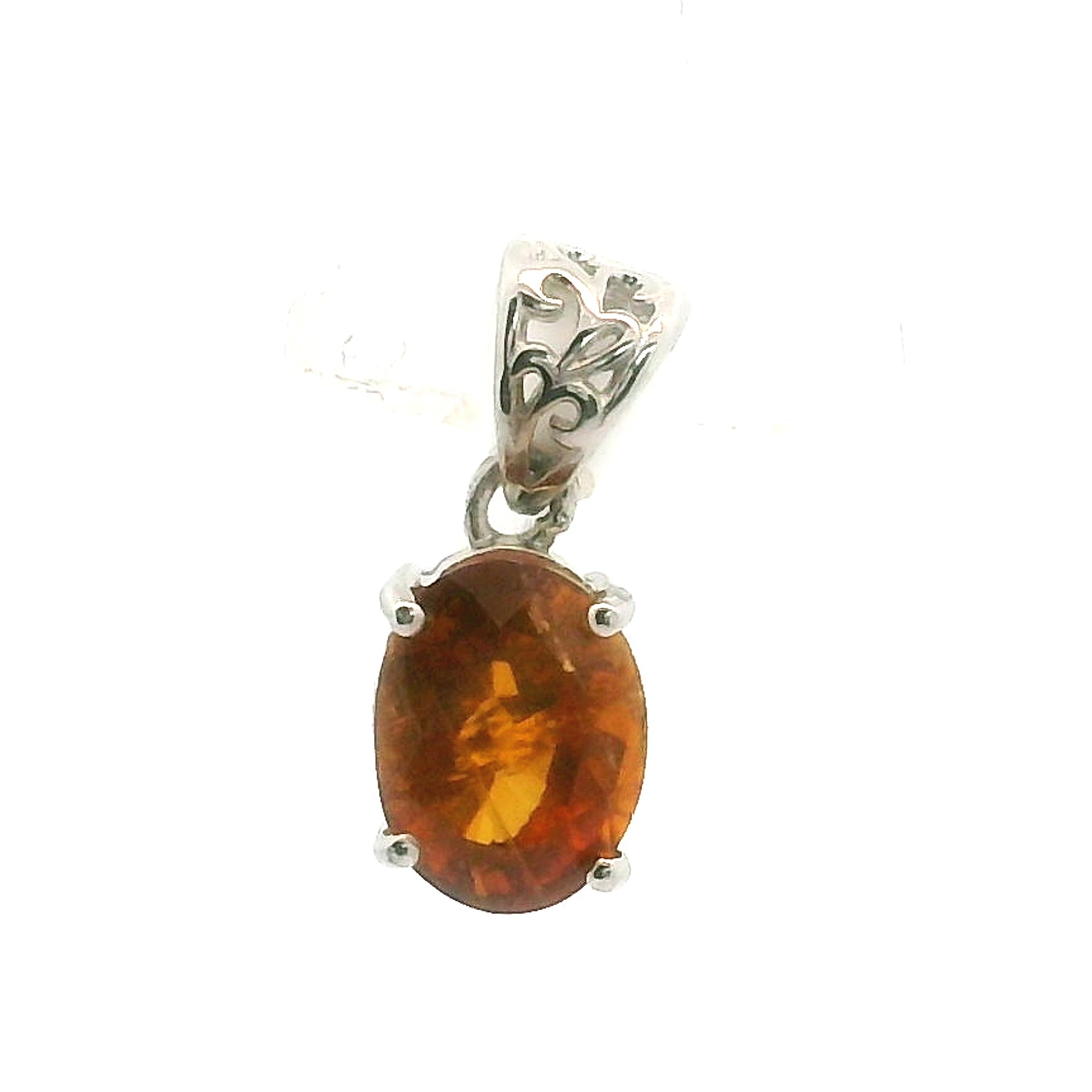 Clinohumite Pendant for Good Luck, Prosperity and Protection