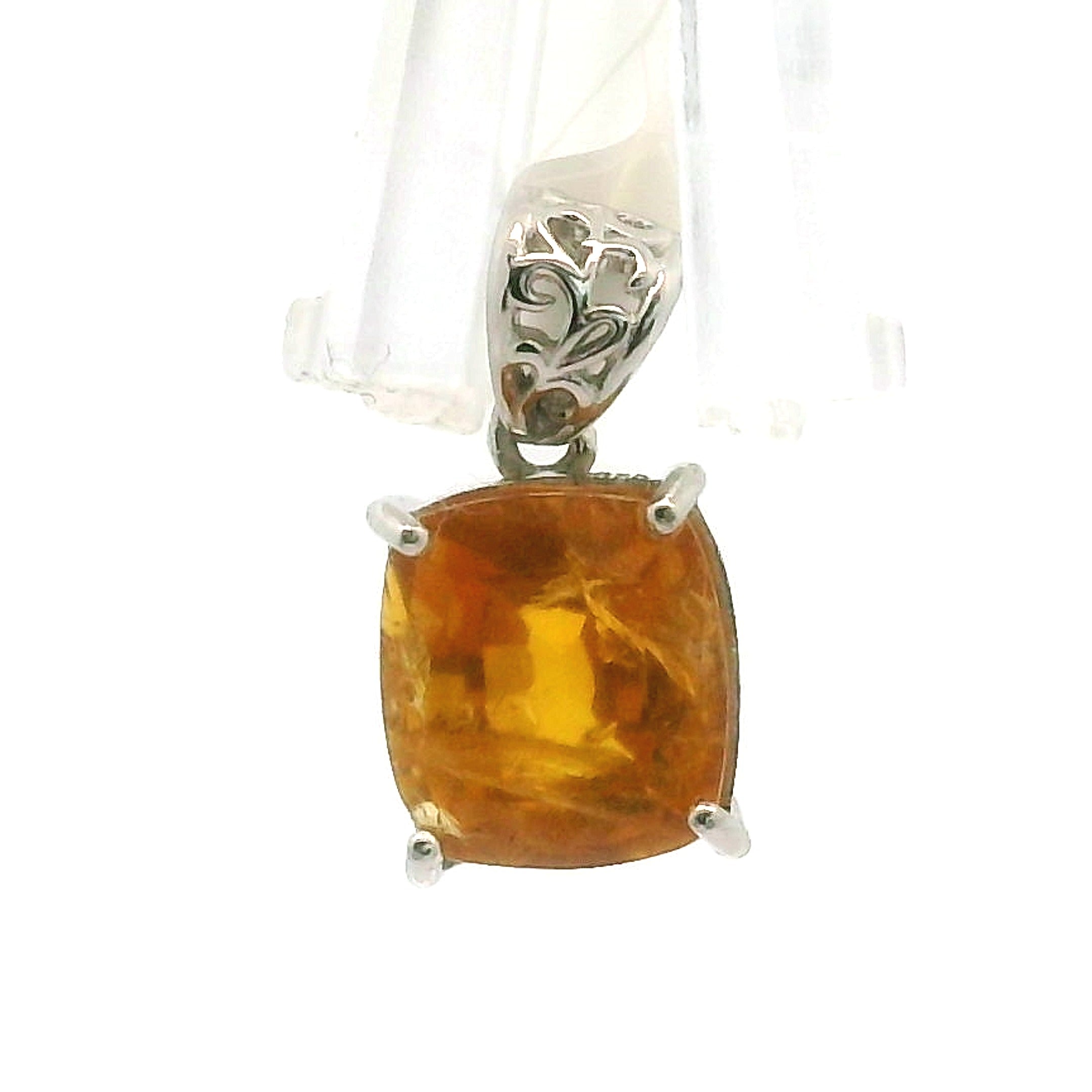 Clinohumite Pendant for Good Luck, Prosperity and Protection