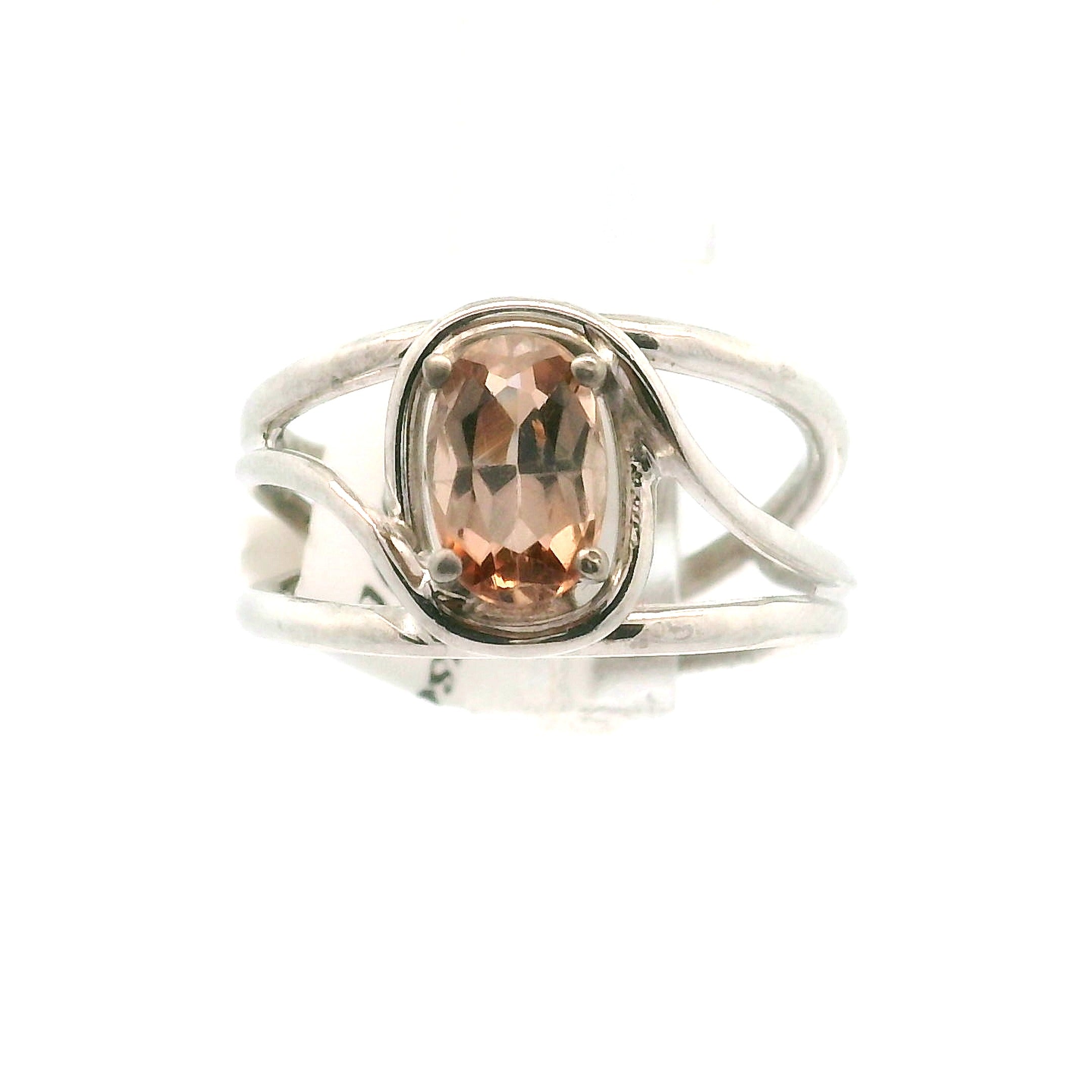 Andalusite Cuff Ring 925 Silver for Divine Connection, Harmony & Spiritual Awareness