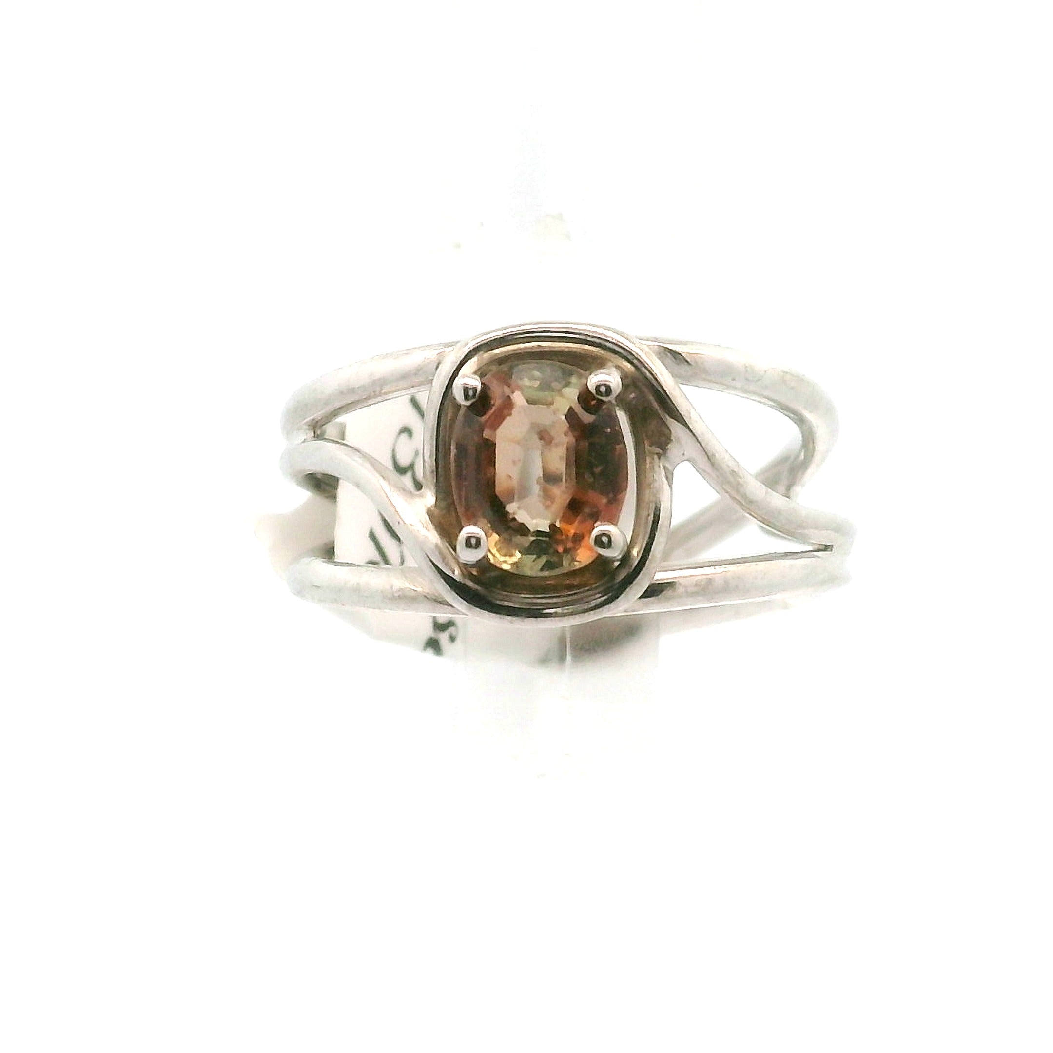 Andalusite Cuff Ring 925 Silver for Divine Connection, Harmony & Spiritual Awareness