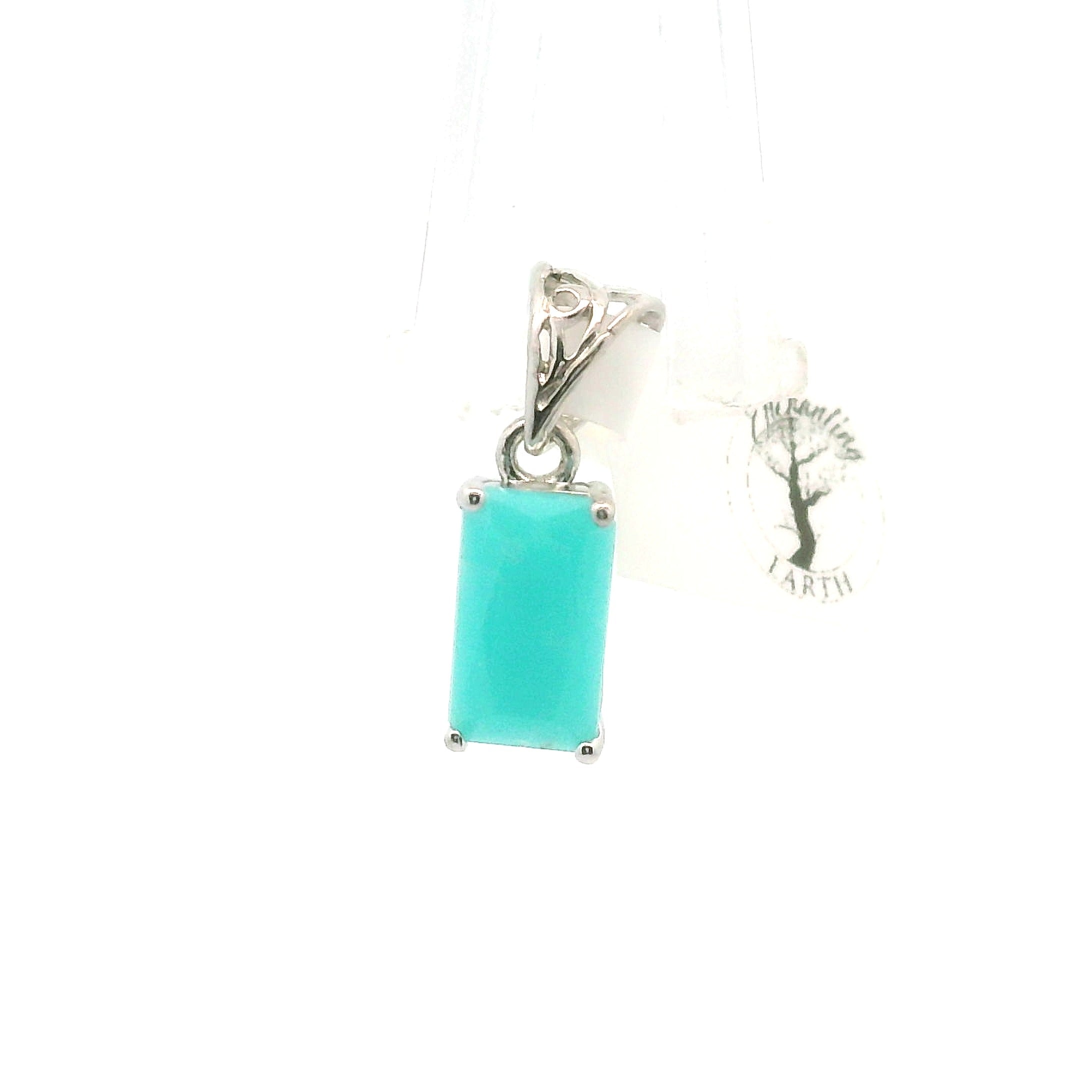 Smithsonite Pendant 925 Silver for Emotional Healing, Compassion and Renewal