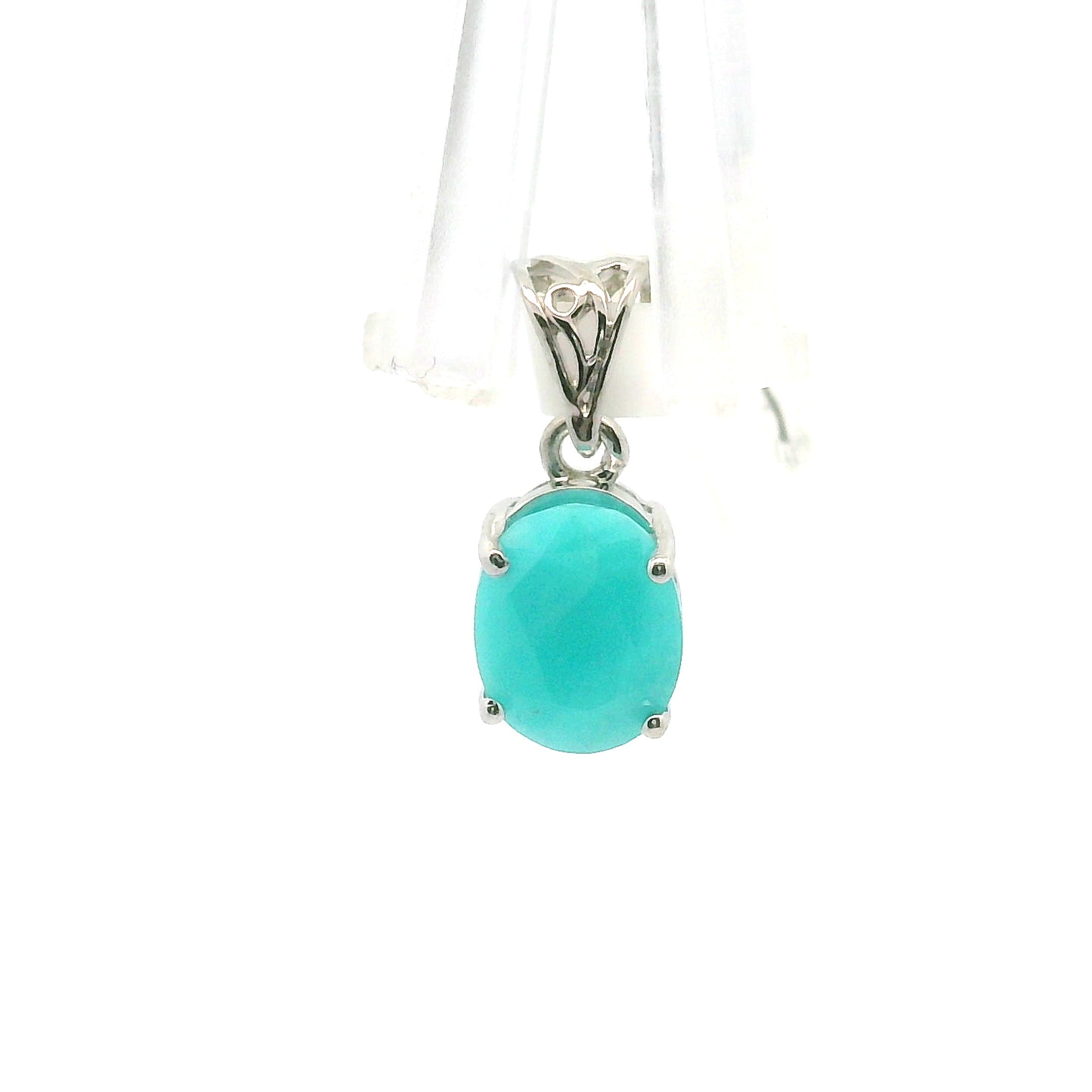 Smithsonite Pendant 925 Silver for Emotional Healing, Compassion and Renewal