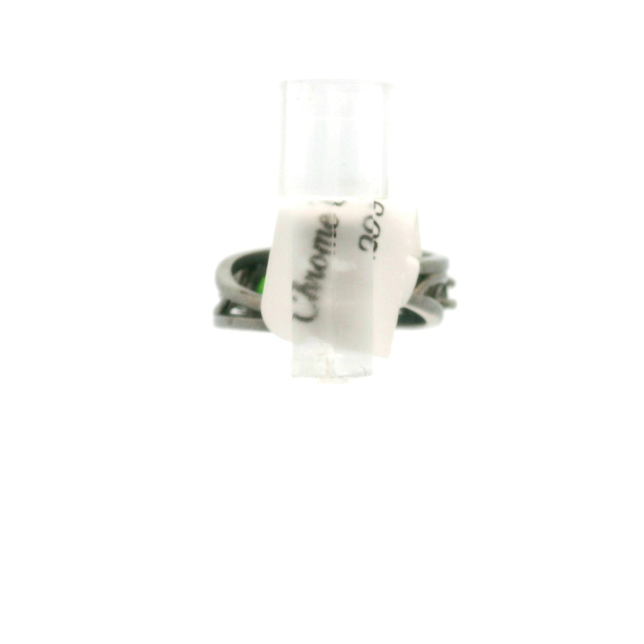 Chrome Diopside Hearts Stacker Cuff Ring .925 Sterling Silver for Abundance, Growth, Healing and Manifestation
