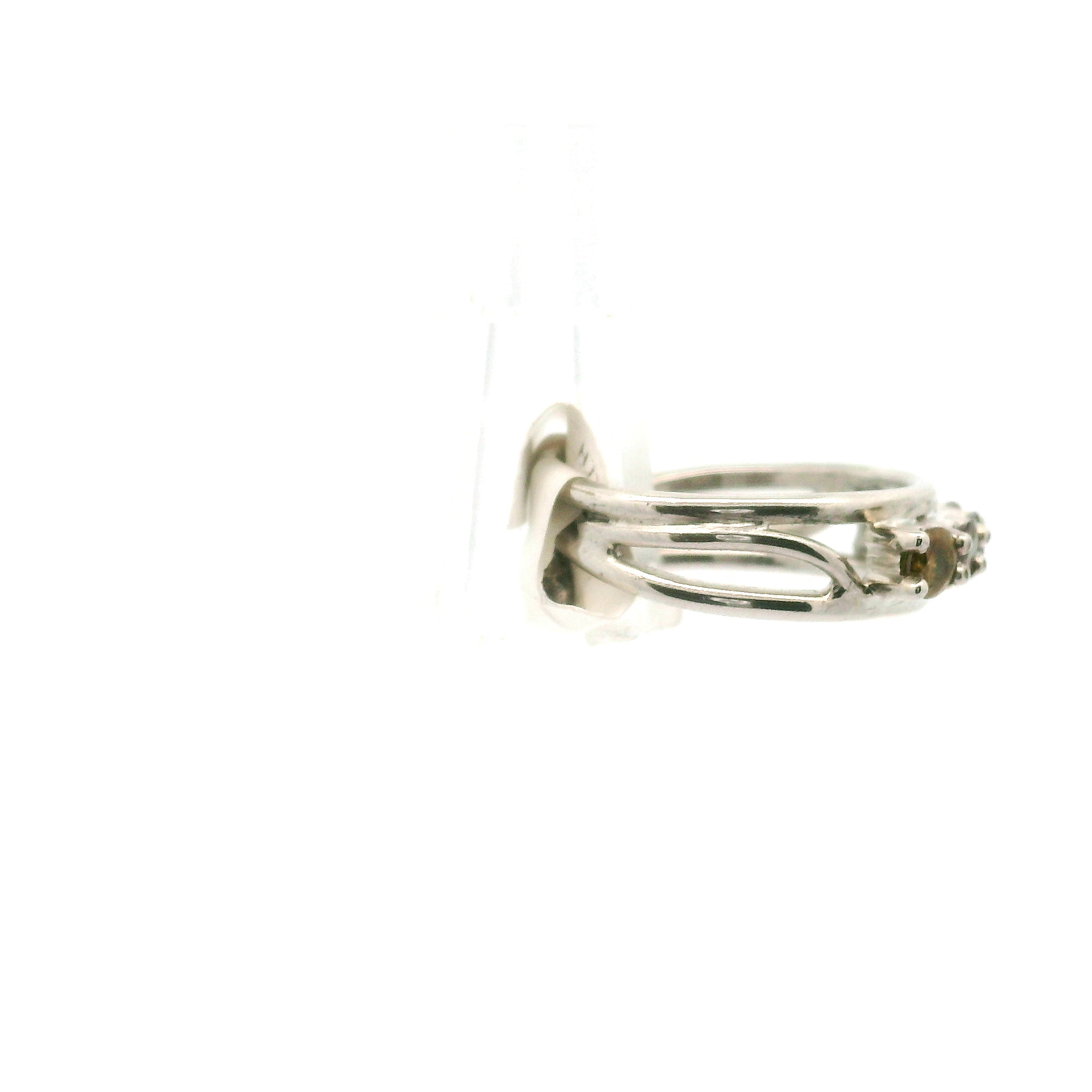 Sphene Stacker Cuff Ring .925 Silver for Higher Thought and Imagination