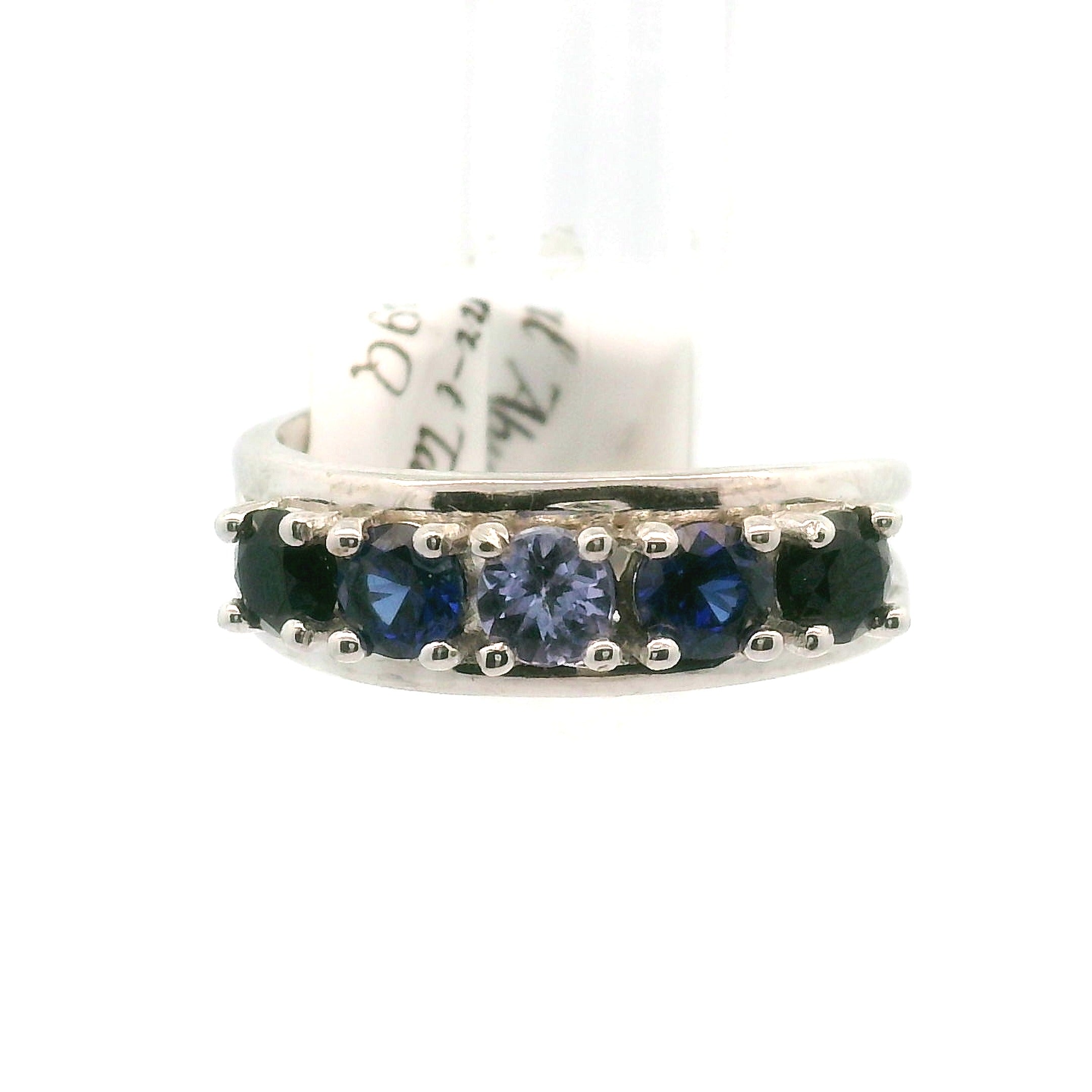 Multi-stone Stacker Cuff Ring .925 Silver for Healing, Intention Setting and Manifesting your Desires