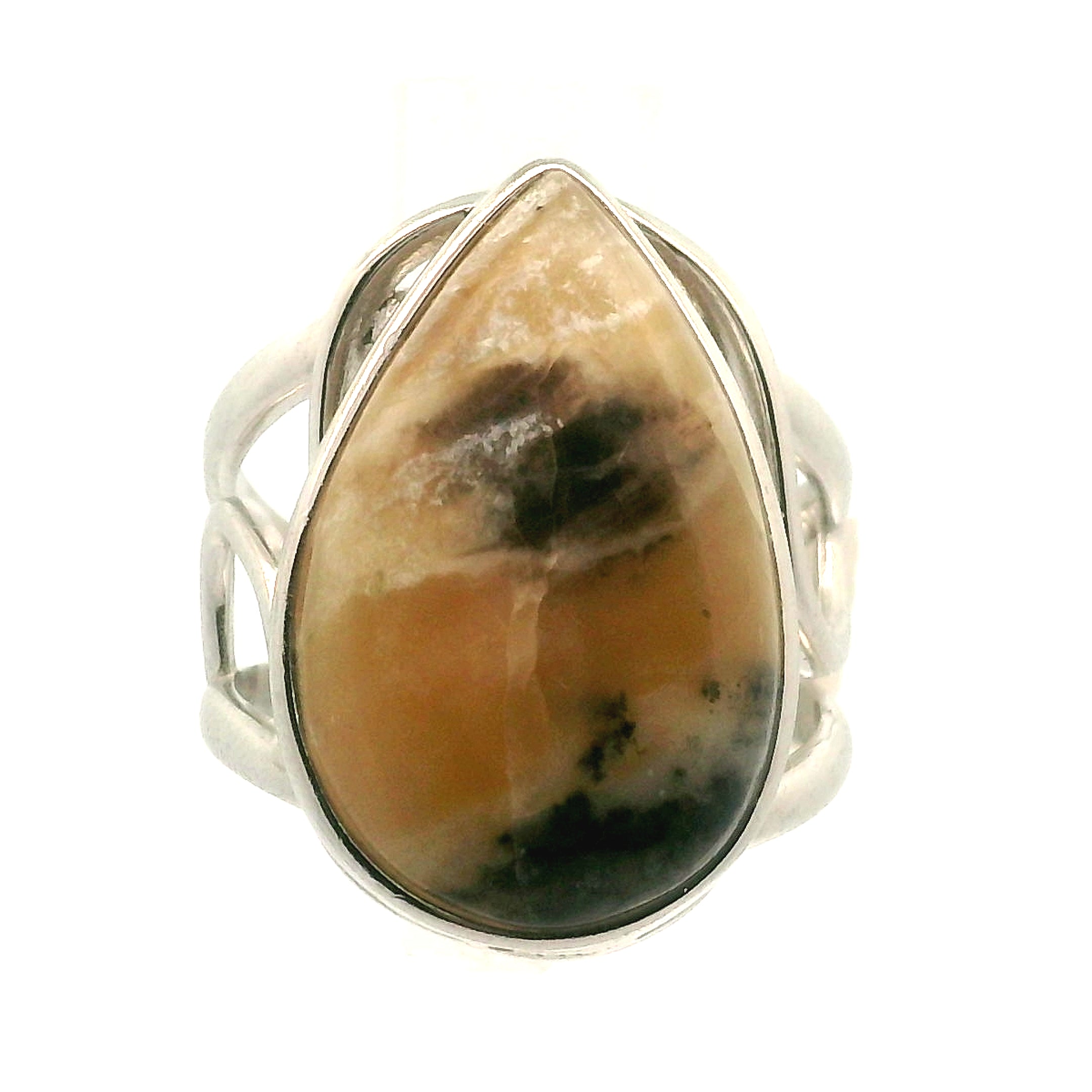 Arizona Pietersite Cuff Ring .925 Silver for Intuition, Transformation and Willpower