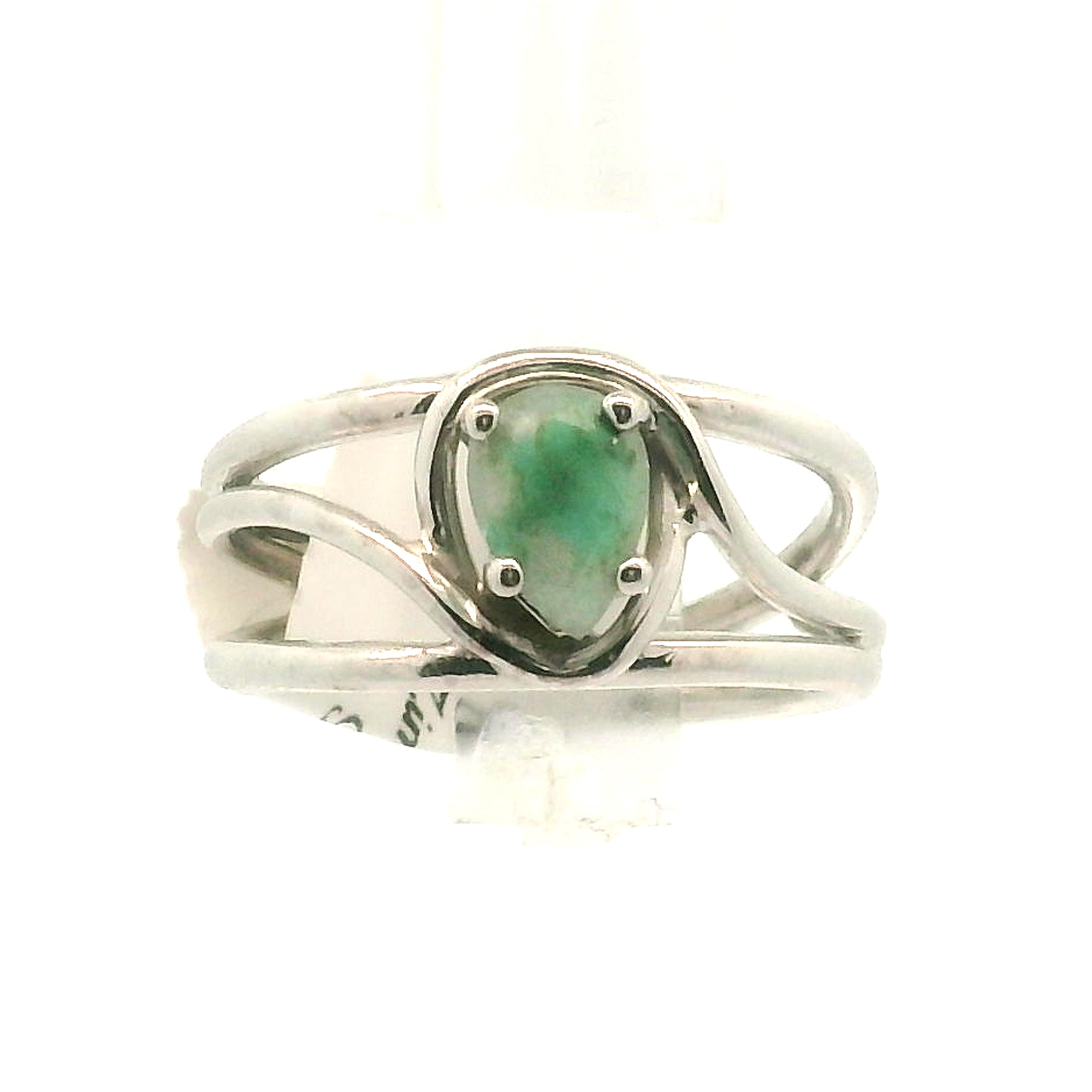 Mtorolite Zimbabwe Faceted Midi Cuff Ring .925 Silver for Emotional Healing, Forgiveness and Reflection
