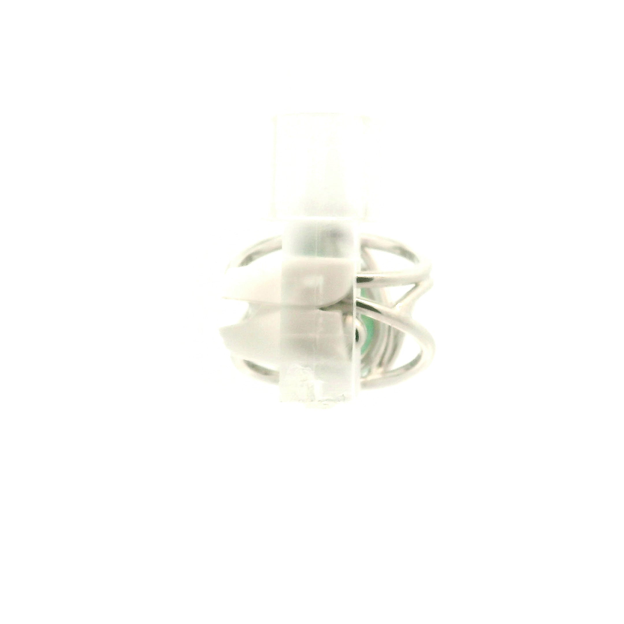 Mtorolite Zimbabwe Faceted Midi Cuff Ring .925 Silver for Emotional Healing, Forgiveness and Reflection