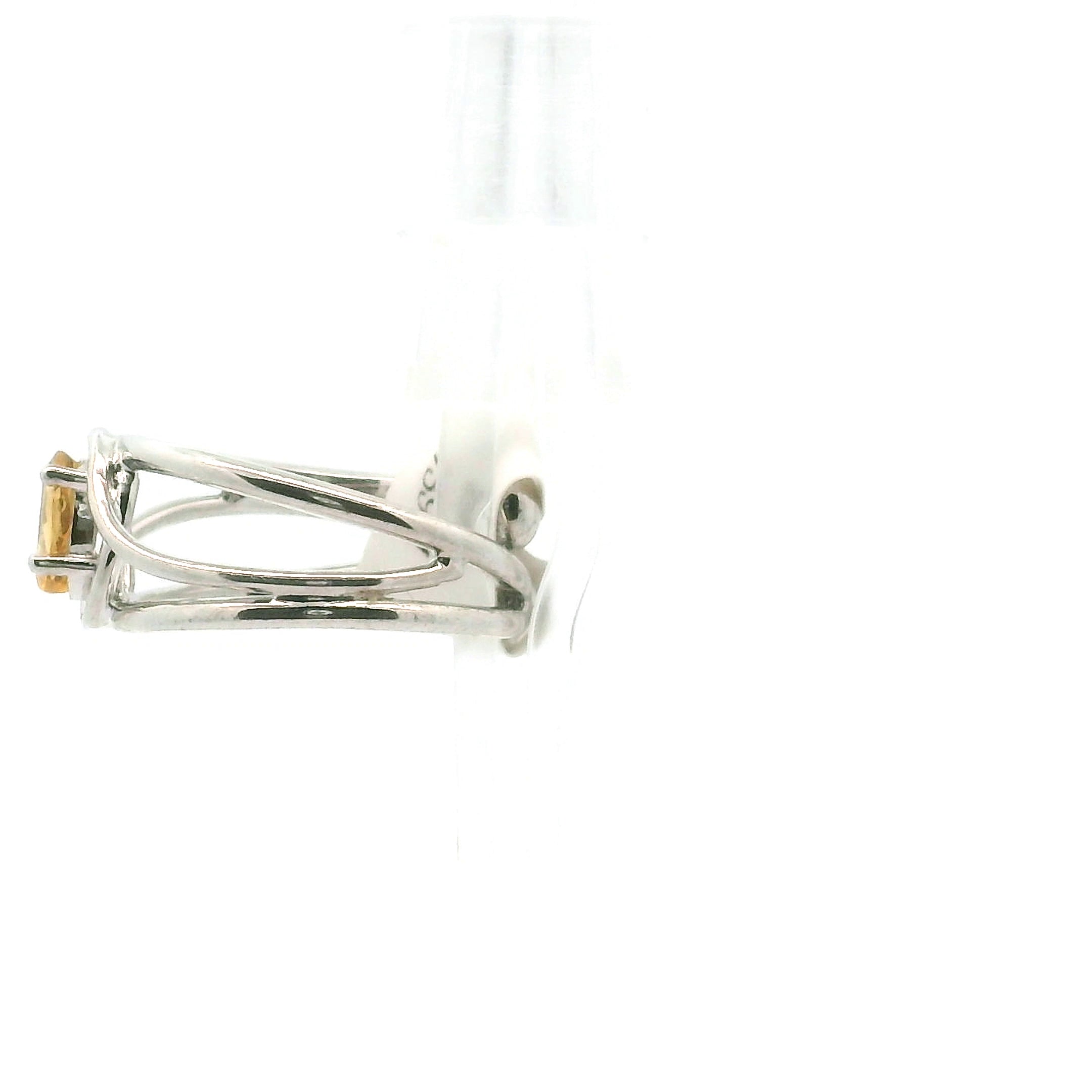Imperial Topaz Midi Cuff Ring .925 Sterling Silver for Spiritual Transformation