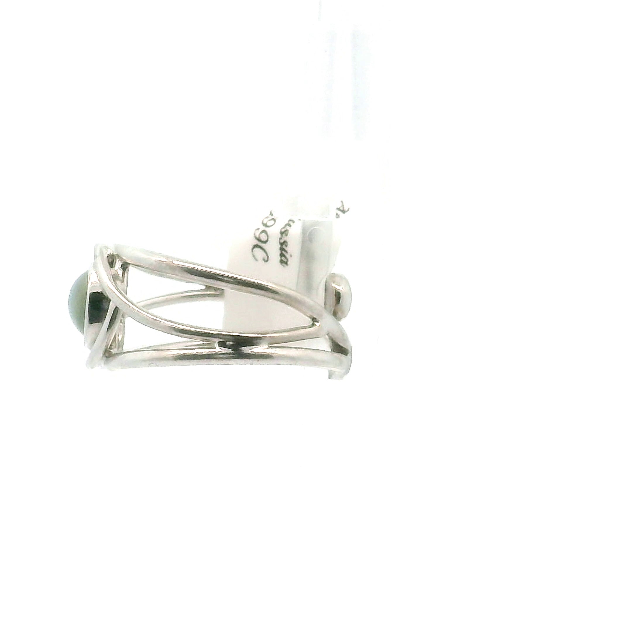 Alexandrite Midi Cuff Ring .925 Silver For Self Recovery, Hope and Encouragement