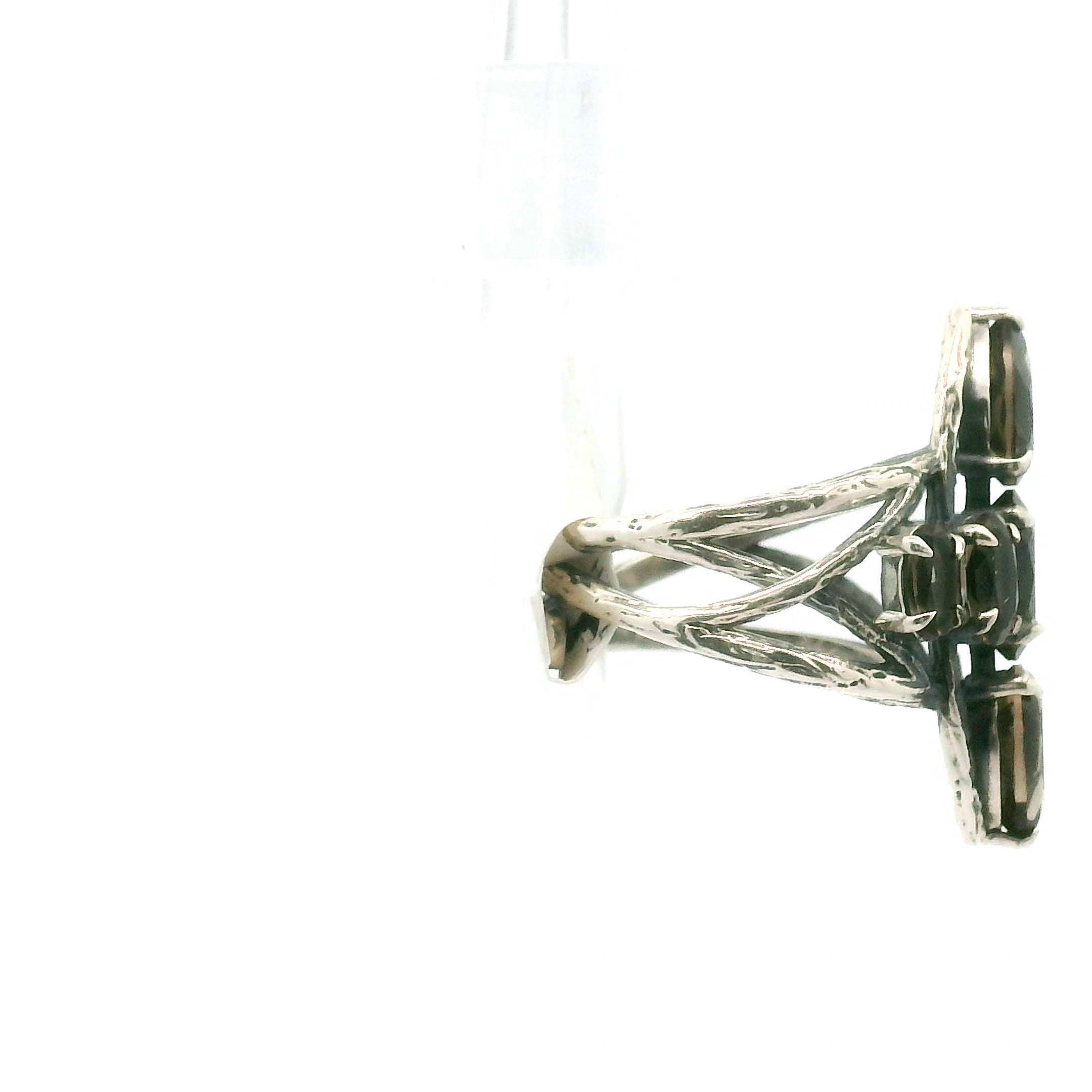 Cross Bad Witch Cuff Ring .925 Silver for Healing, Intention Setting and Manifesting your Desires