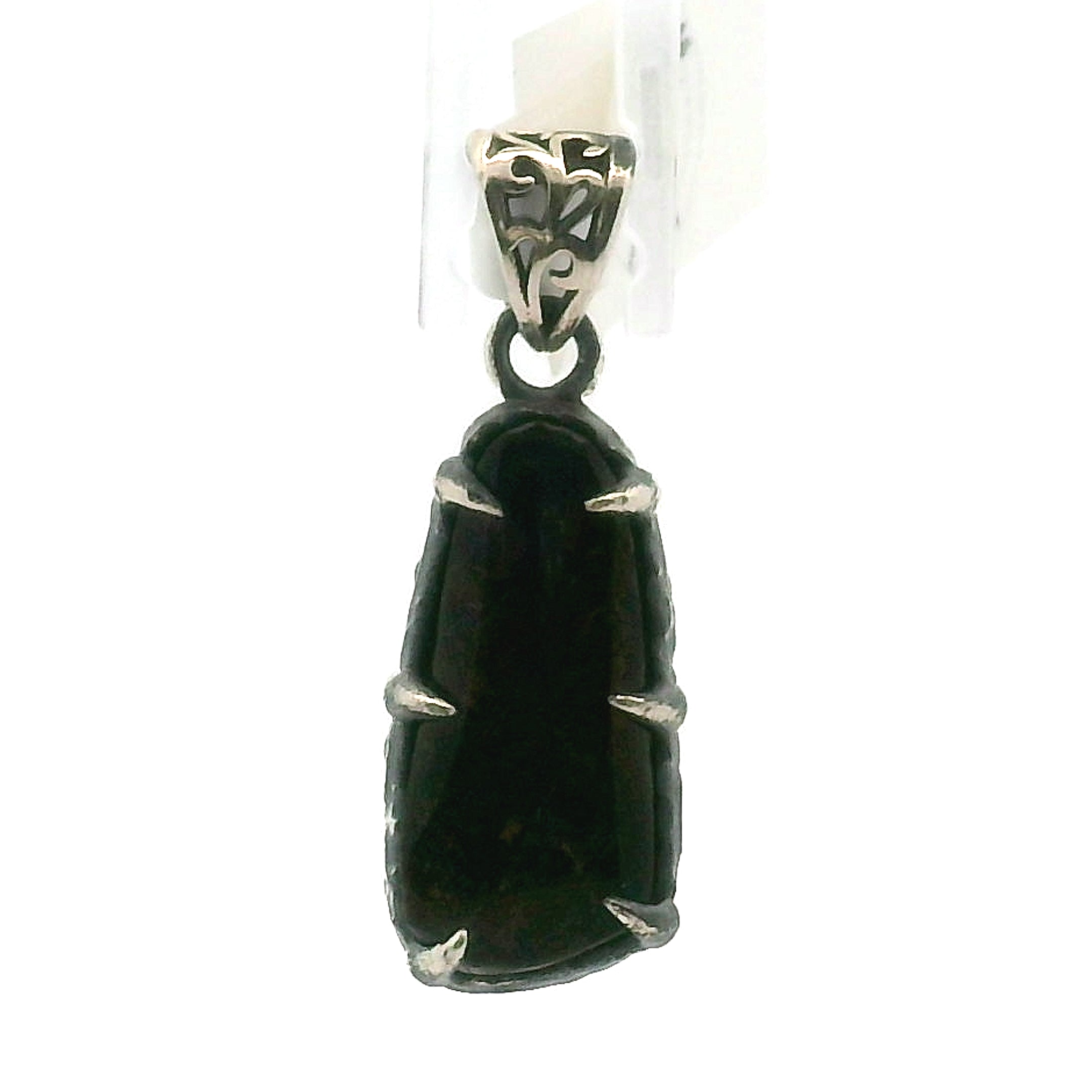 Ammolite Bad Witch Pendant .925 Silver for Transformation and Boosting your Life Force Energy