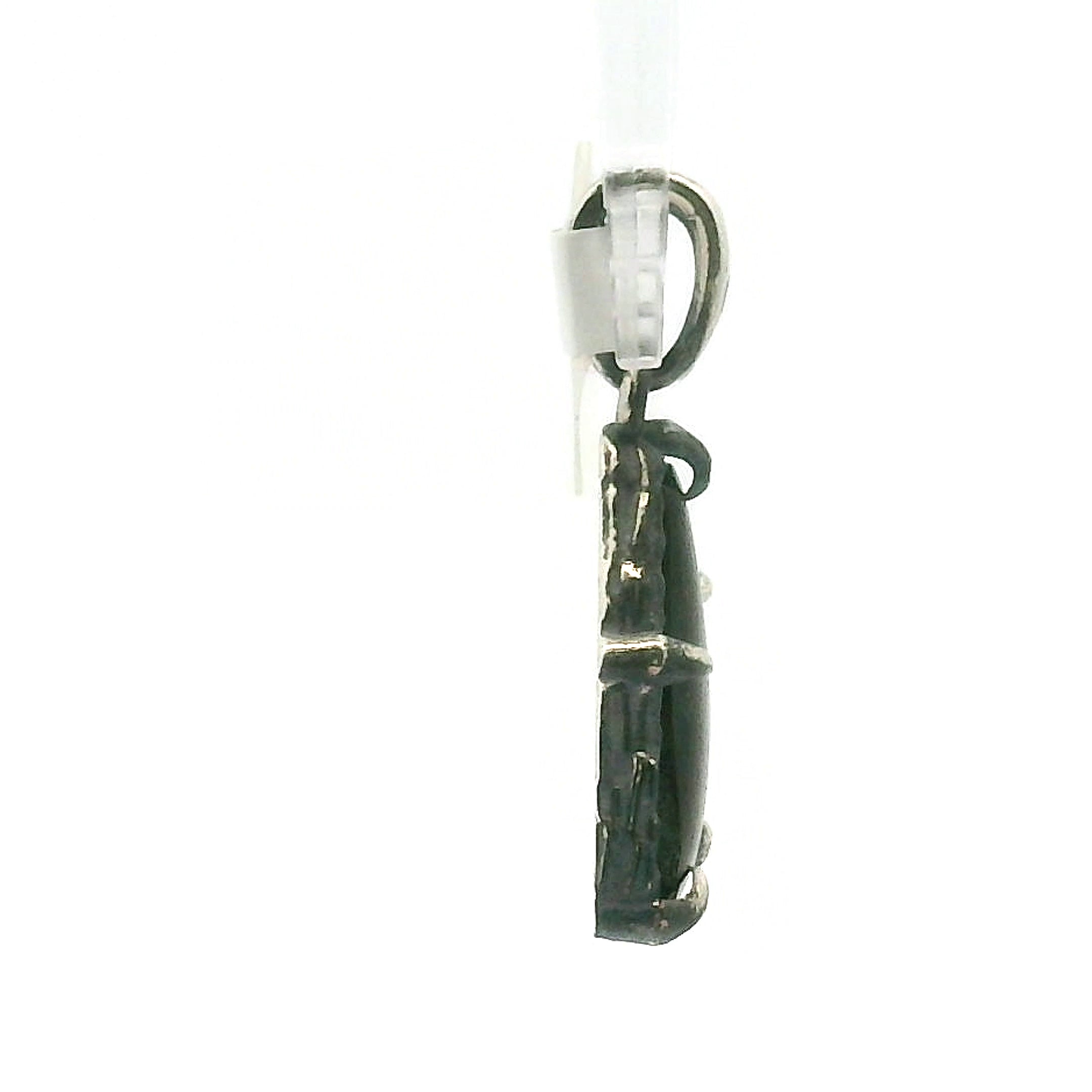 Ammolite Bad Witch Pendant .925 Silver for Transformation and Boosting your Life Force Energy