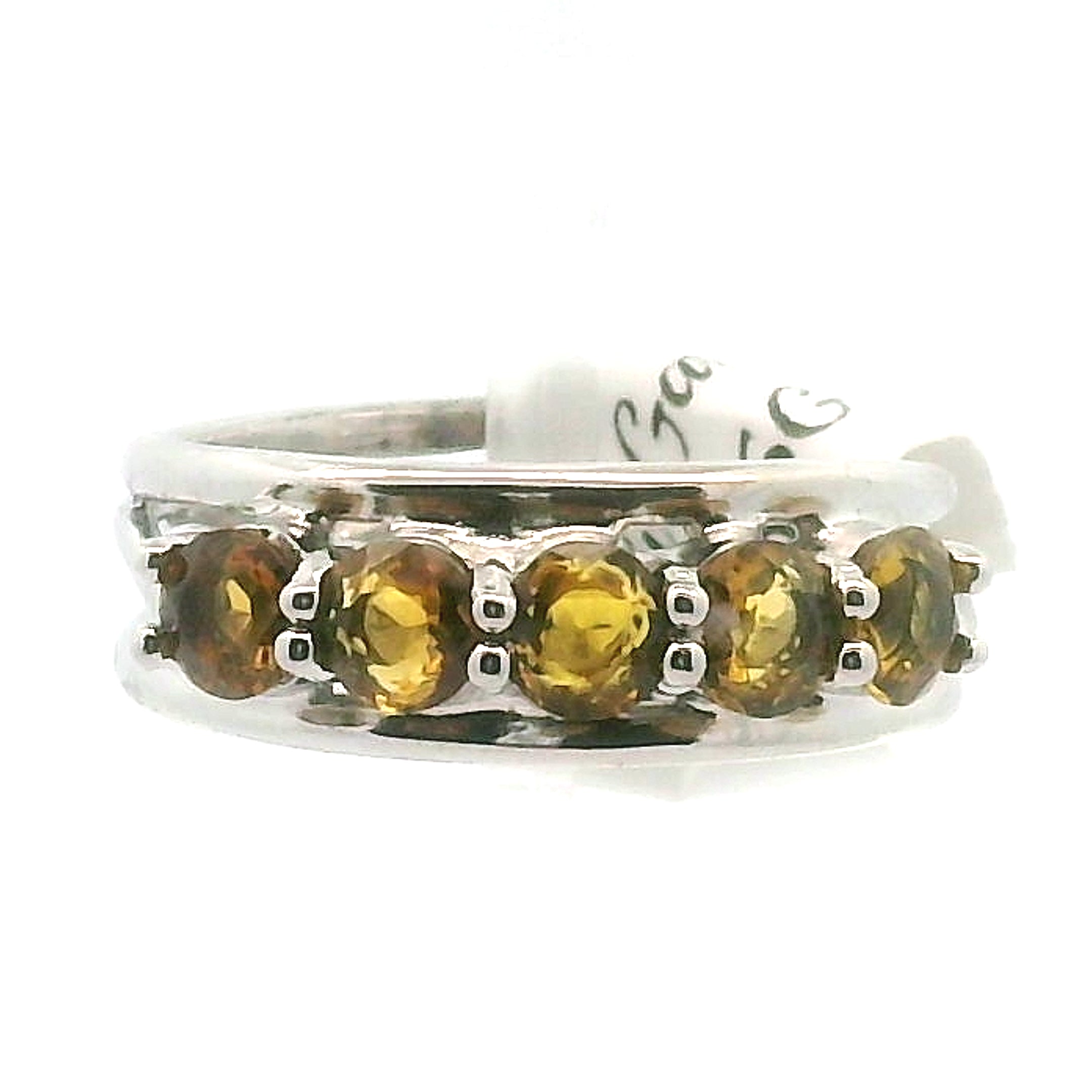 Multi-stone Stacker Cuff Ring .925 Silver for Healing, Intention Setting and Manifesting your Desires