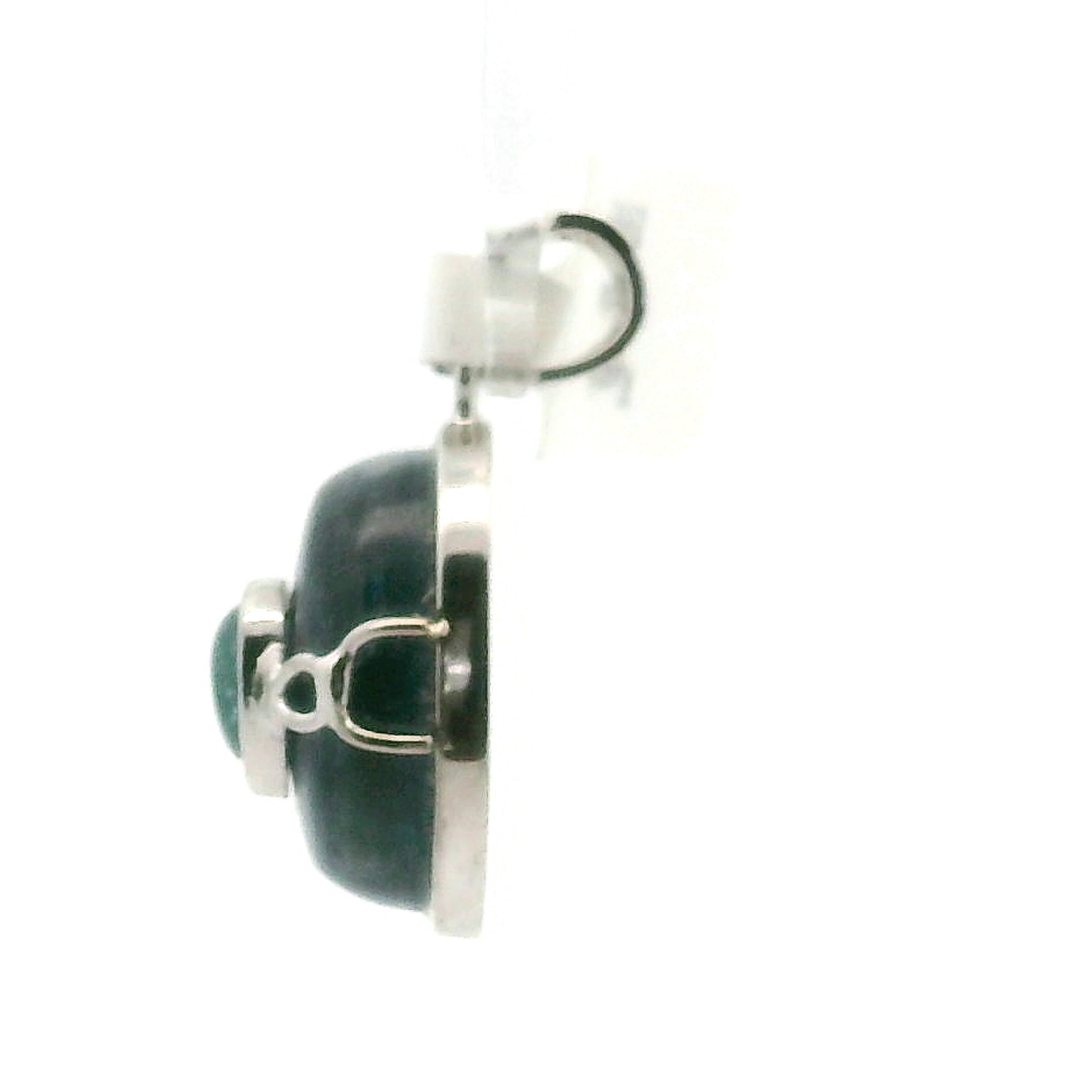 Blue Kyanite + Blue Apatite Pendant .925 Silver for Support on a New Beginning